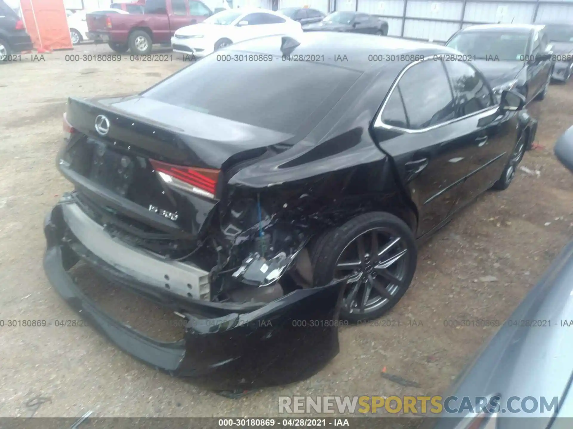 4 Photograph of a damaged car JTHBA1D26K5096888 LEXUS IS 2019