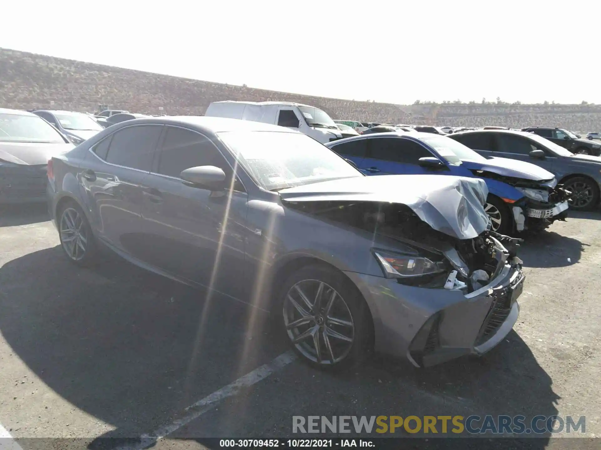 1 Photograph of a damaged car JTHBA1D26K5096941 LEXUS IS 2019