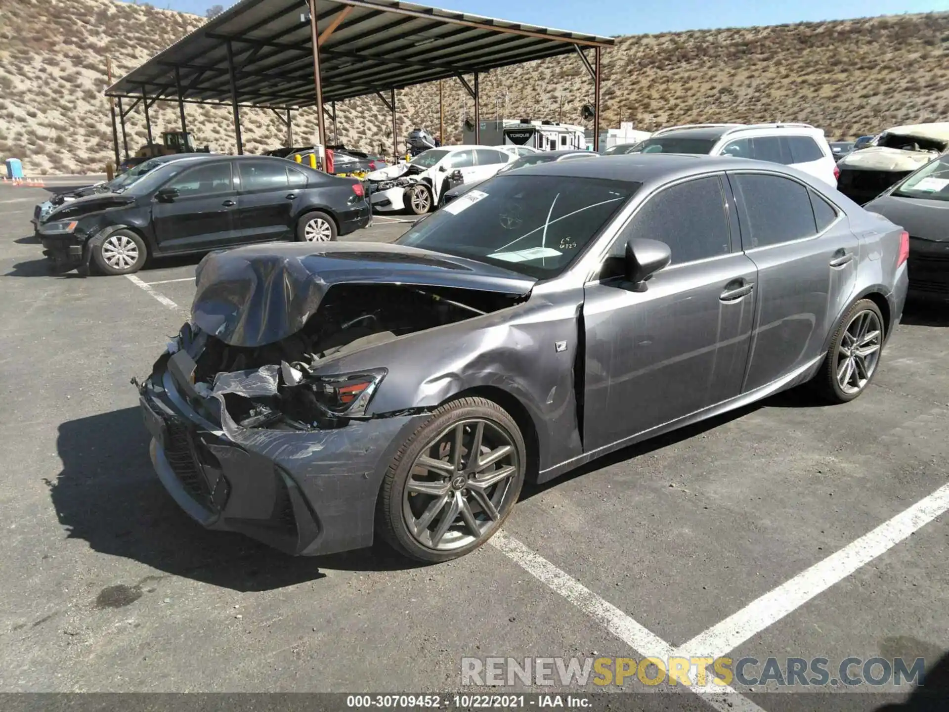 2 Photograph of a damaged car JTHBA1D26K5096941 LEXUS IS 2019