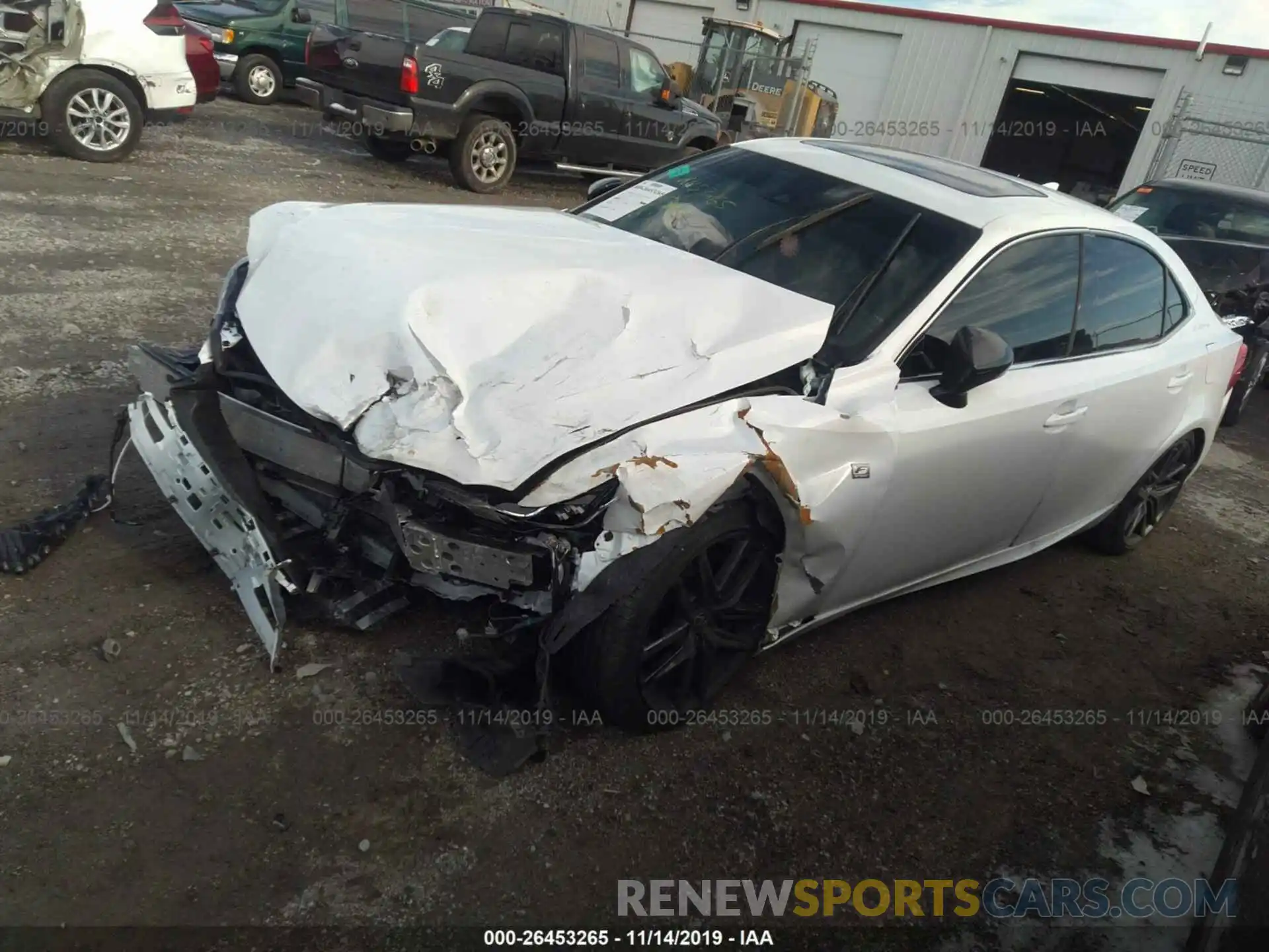 2 Photograph of a damaged car JTHBA1D26K5098463 LEXUS IS 2019