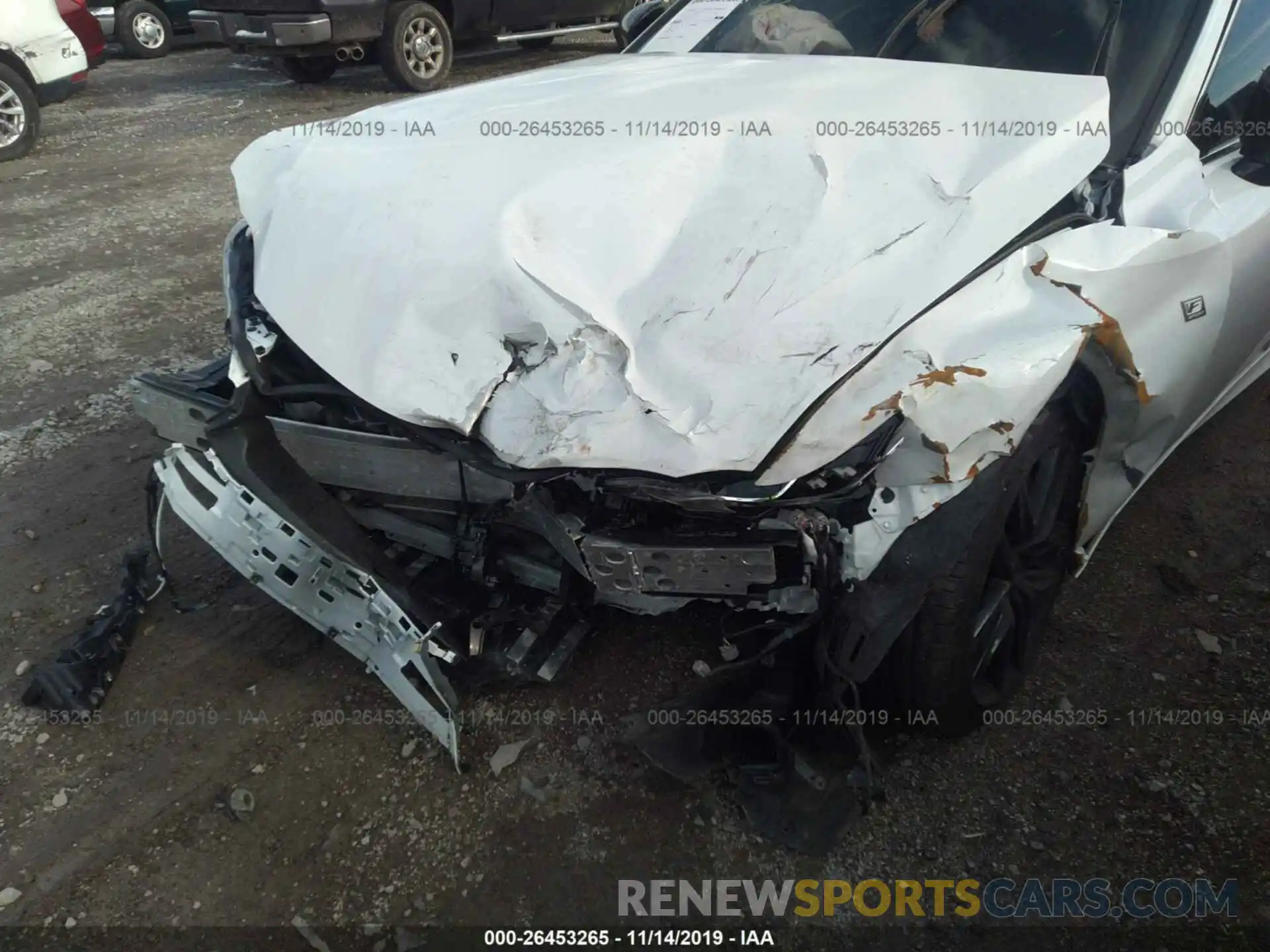 6 Фотография поврежденного автомобиля JTHBA1D26K5098463 LEXUS IS 2019