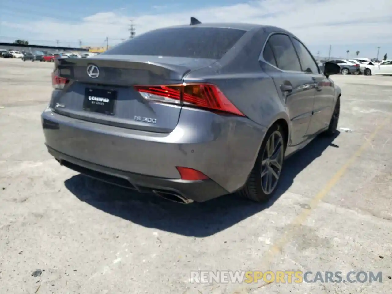 4 Photograph of a damaged car JTHBA1D26K5100289 LEXUS IS 2019