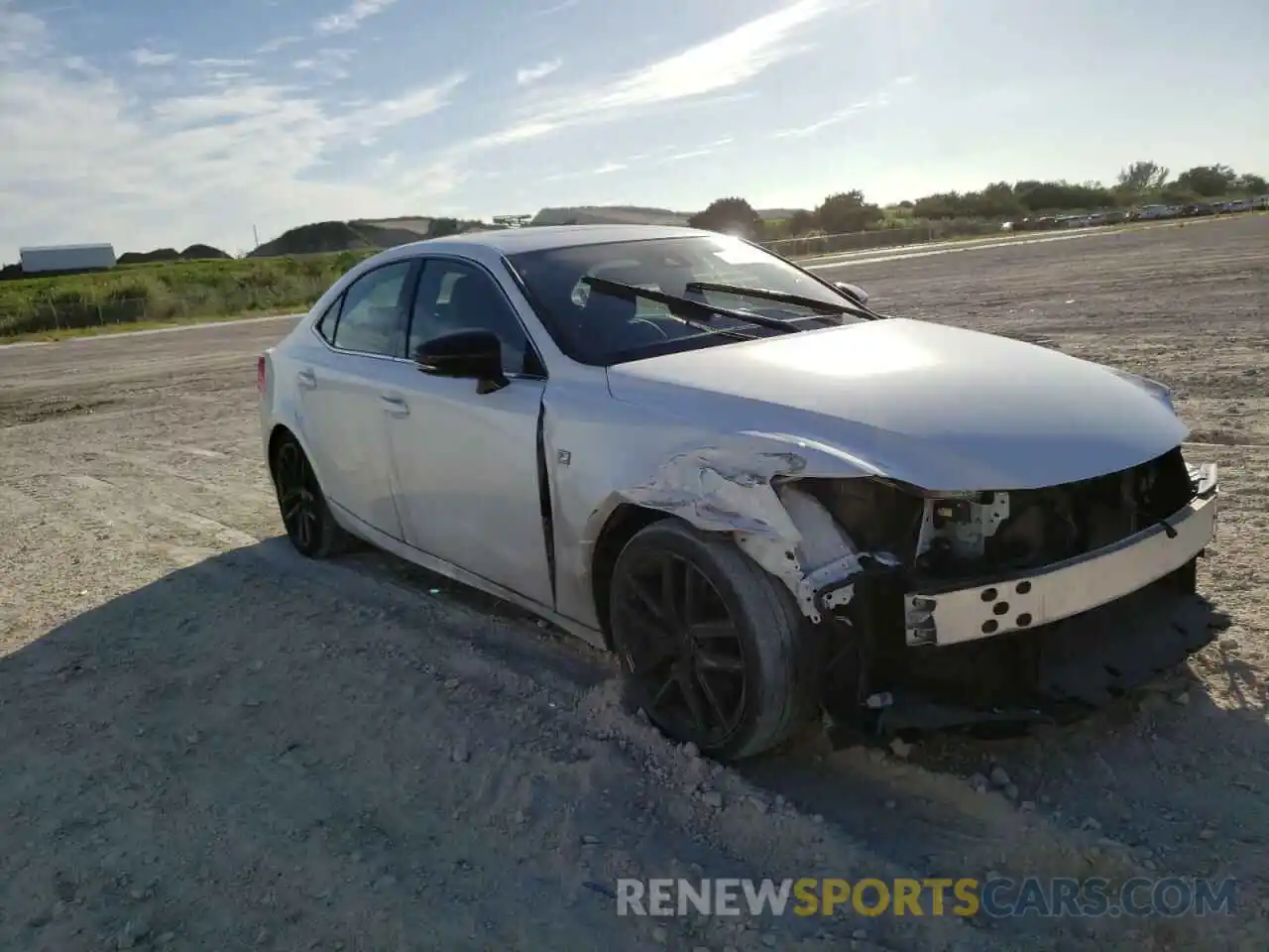 1 Photograph of a damaged car JTHBA1D26K5100454 LEXUS IS 2019