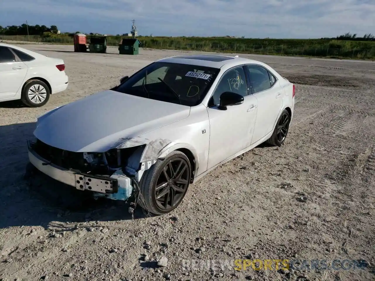 2 Photograph of a damaged car JTHBA1D26K5100454 LEXUS IS 2019