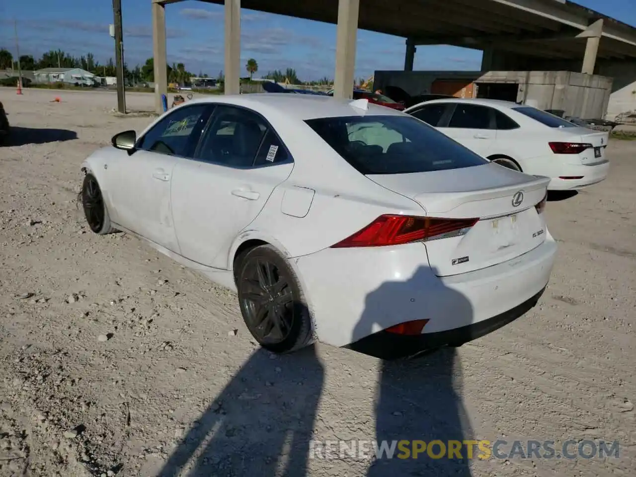 3 Photograph of a damaged car JTHBA1D26K5100454 LEXUS IS 2019