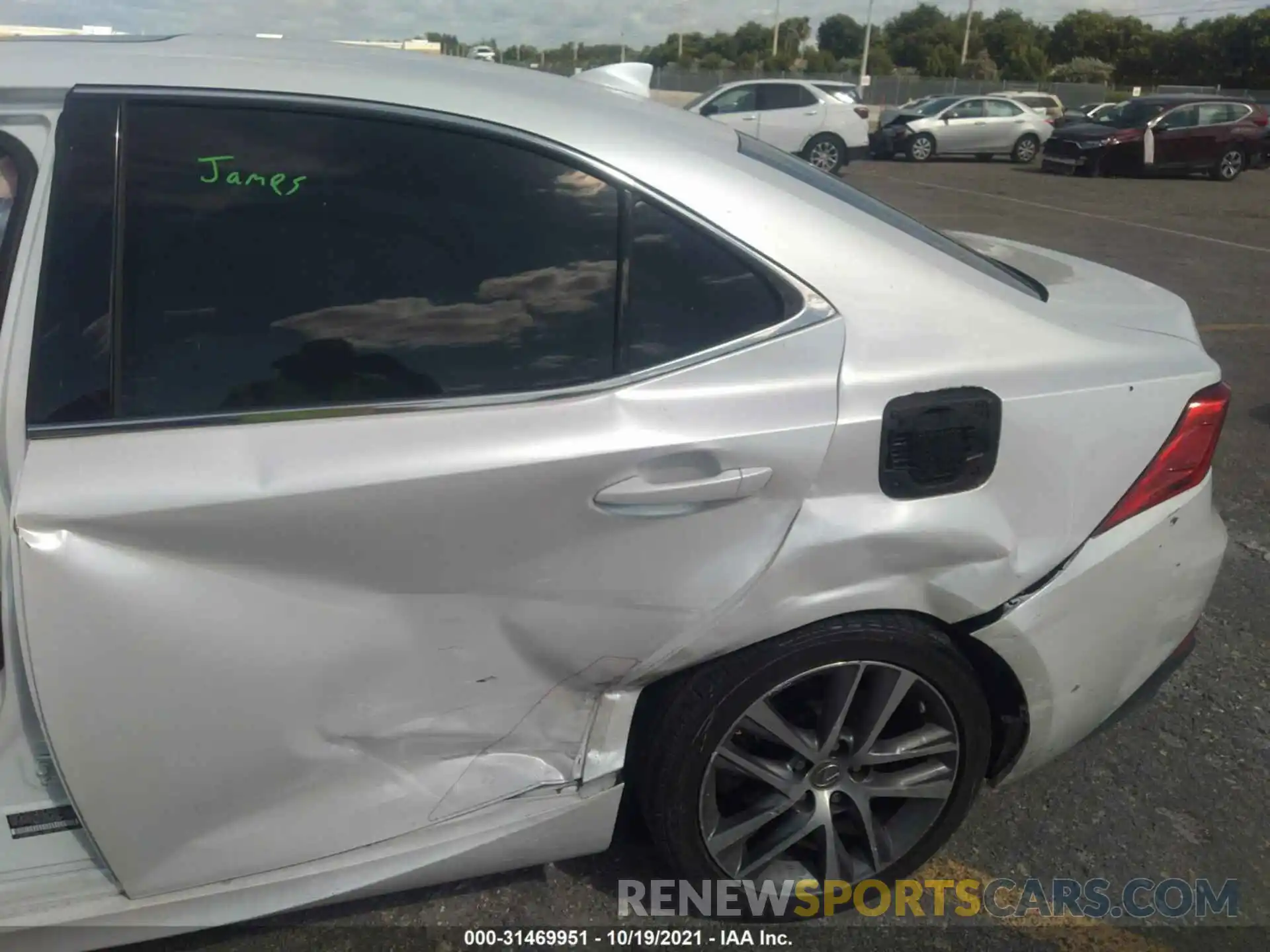 6 Photograph of a damaged car JTHBA1D26K5100566 LEXUS IS 2019