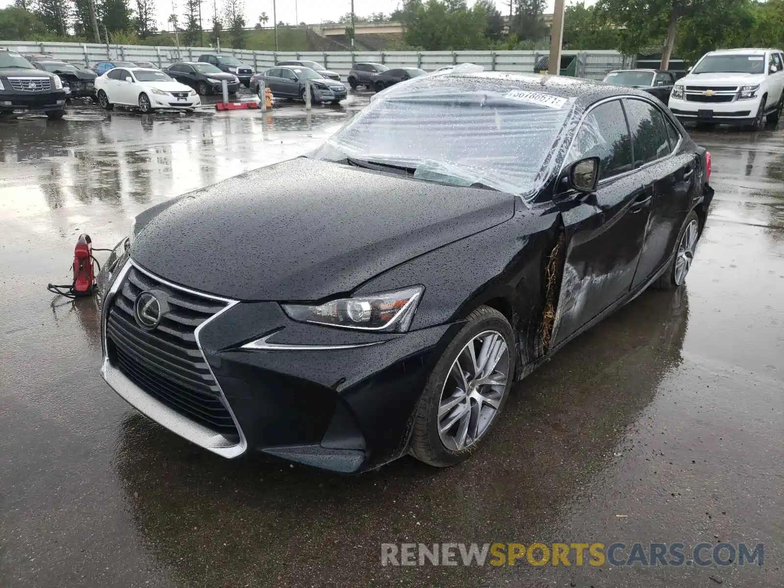 2 Photograph of a damaged car JTHBA1D27K5084068 LEXUS IS 2019