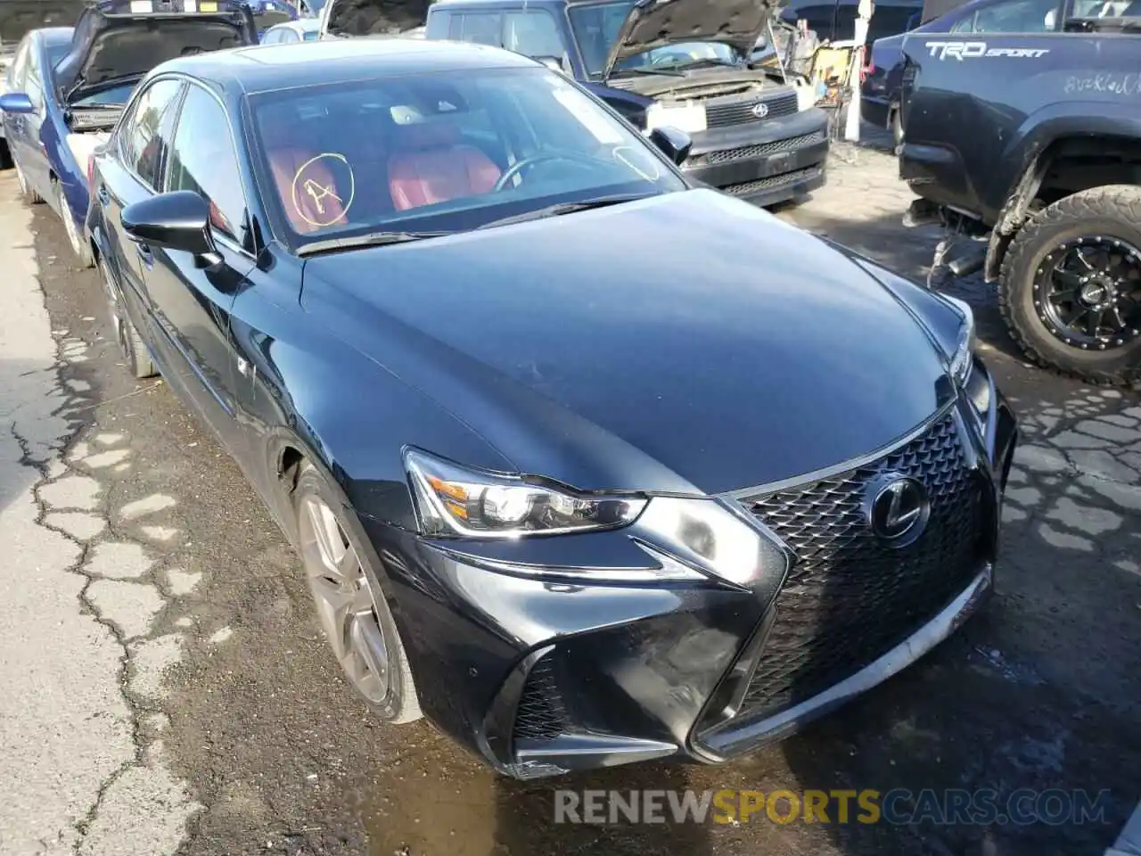 1 Photograph of a damaged car JTHBA1D27K5086970 LEXUS IS 2019