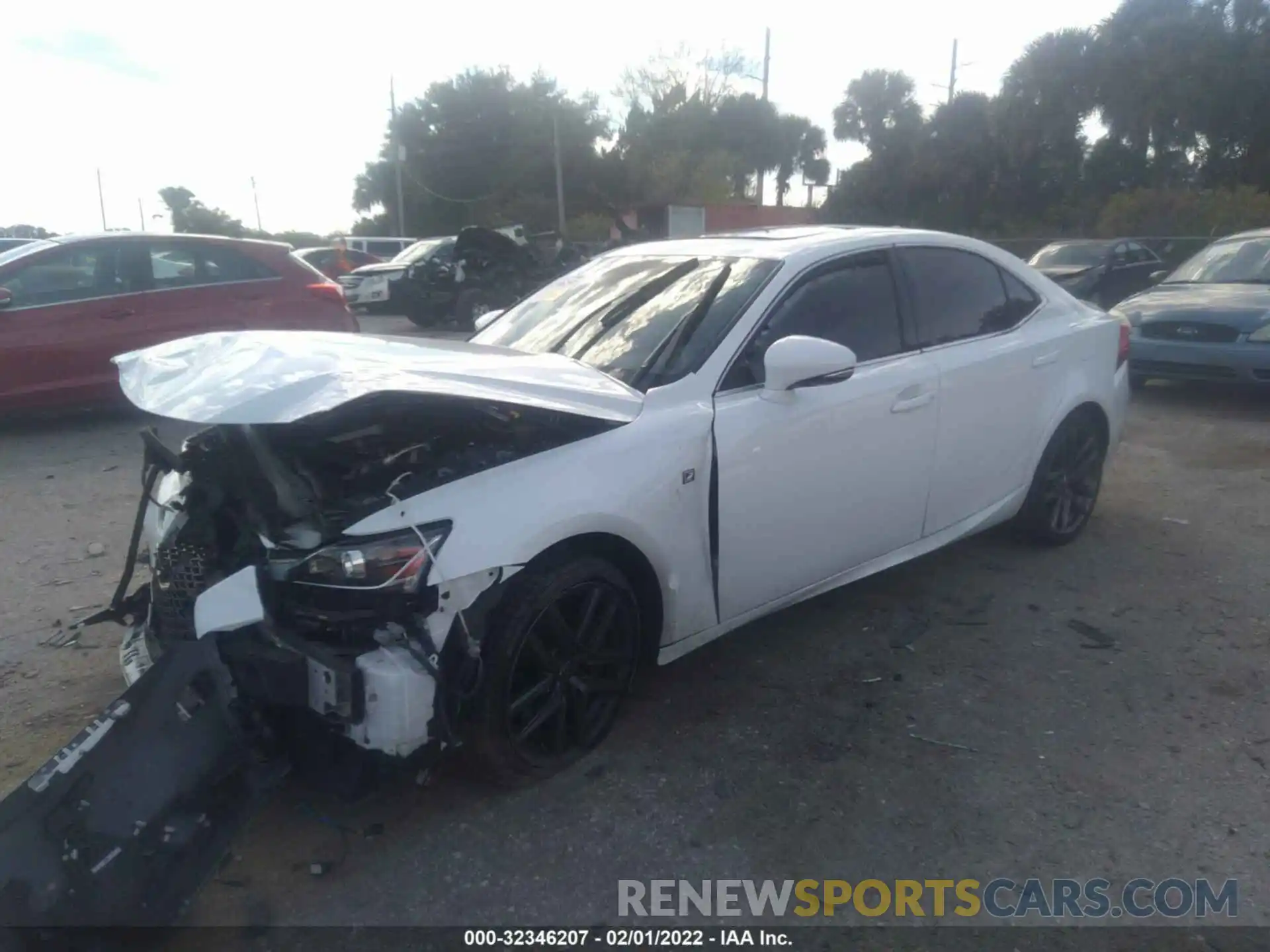 2 Photograph of a damaged car JTHBA1D27K5087245 LEXUS IS 2019