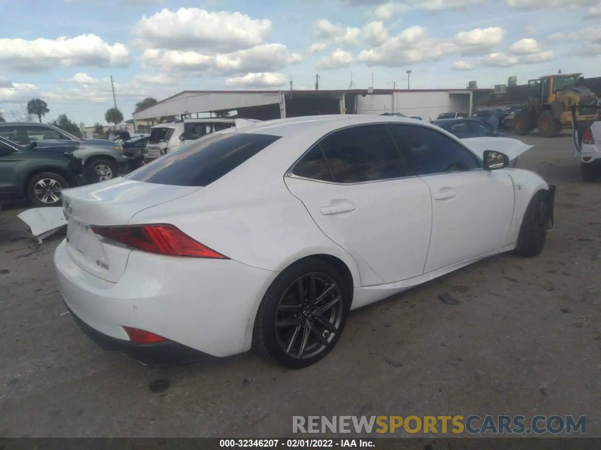 4 Фотография поврежденного автомобиля JTHBA1D27K5087245 LEXUS IS 2019