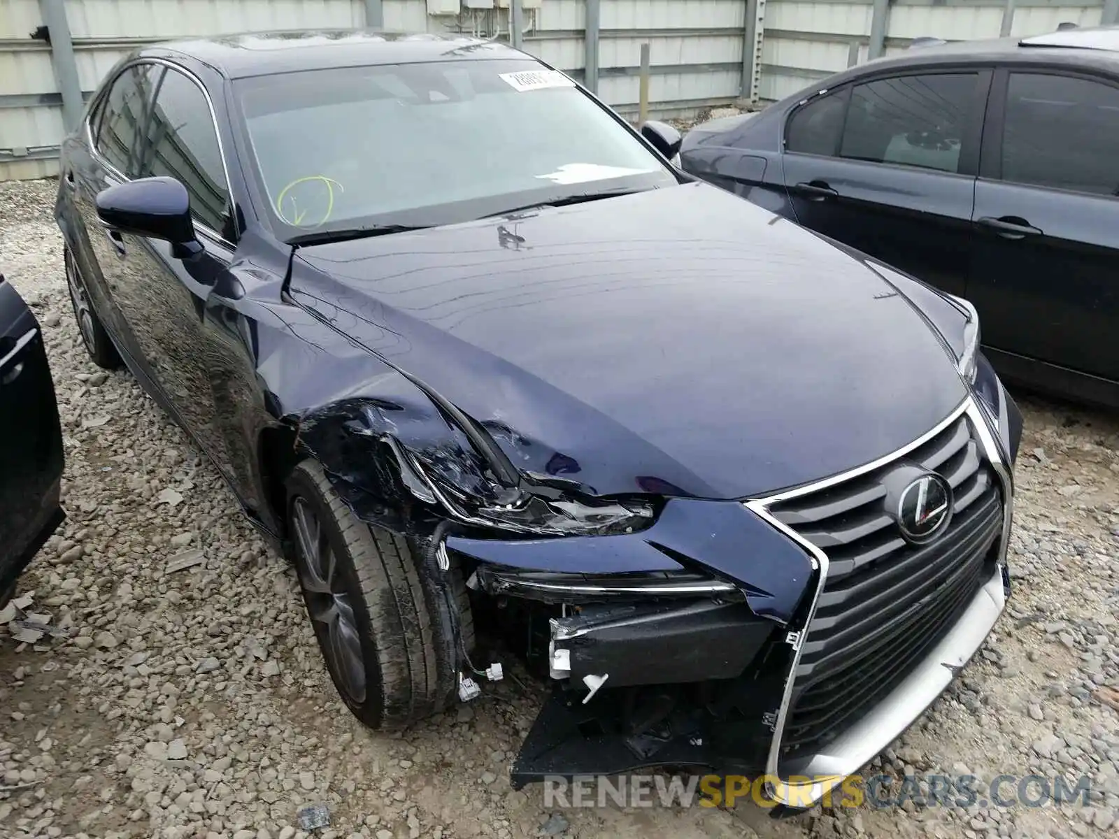 1 Photograph of a damaged car JTHBA1D27K5088721 LEXUS IS 2019