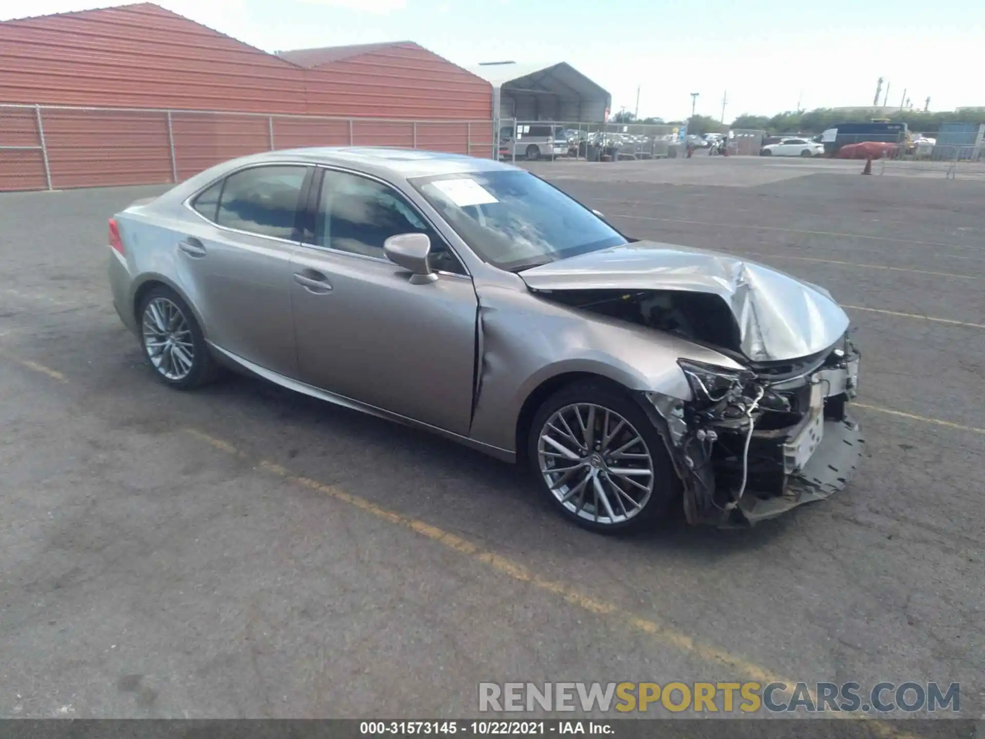 1 Photograph of a damaged car JTHBA1D27K5089447 LEXUS IS 2019