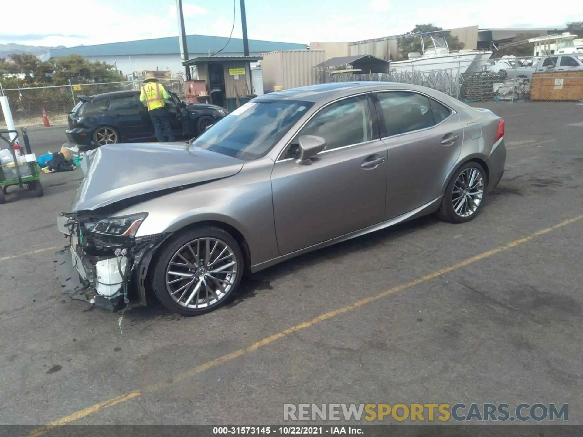 2 Photograph of a damaged car JTHBA1D27K5089447 LEXUS IS 2019