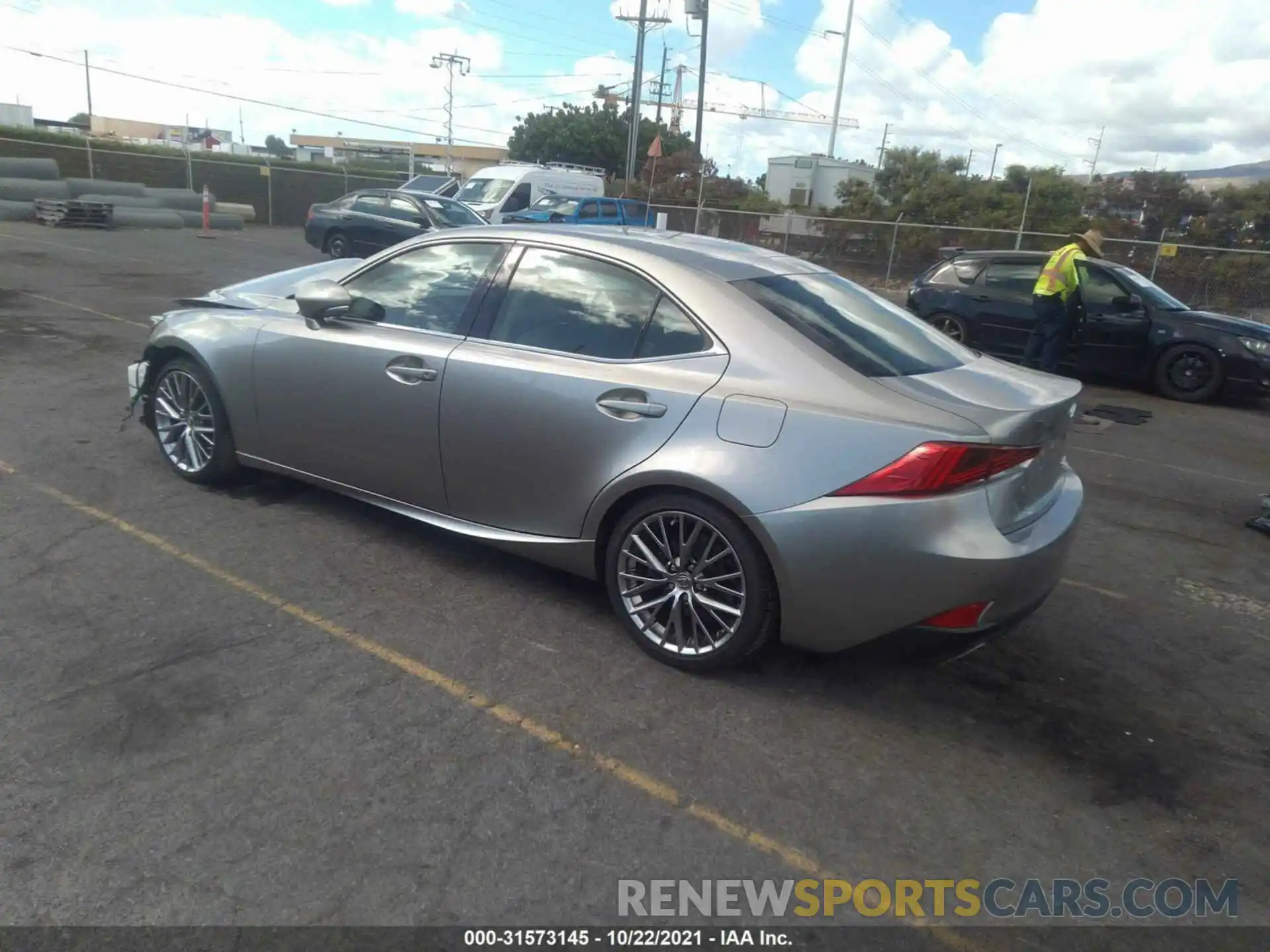 3 Photograph of a damaged car JTHBA1D27K5089447 LEXUS IS 2019