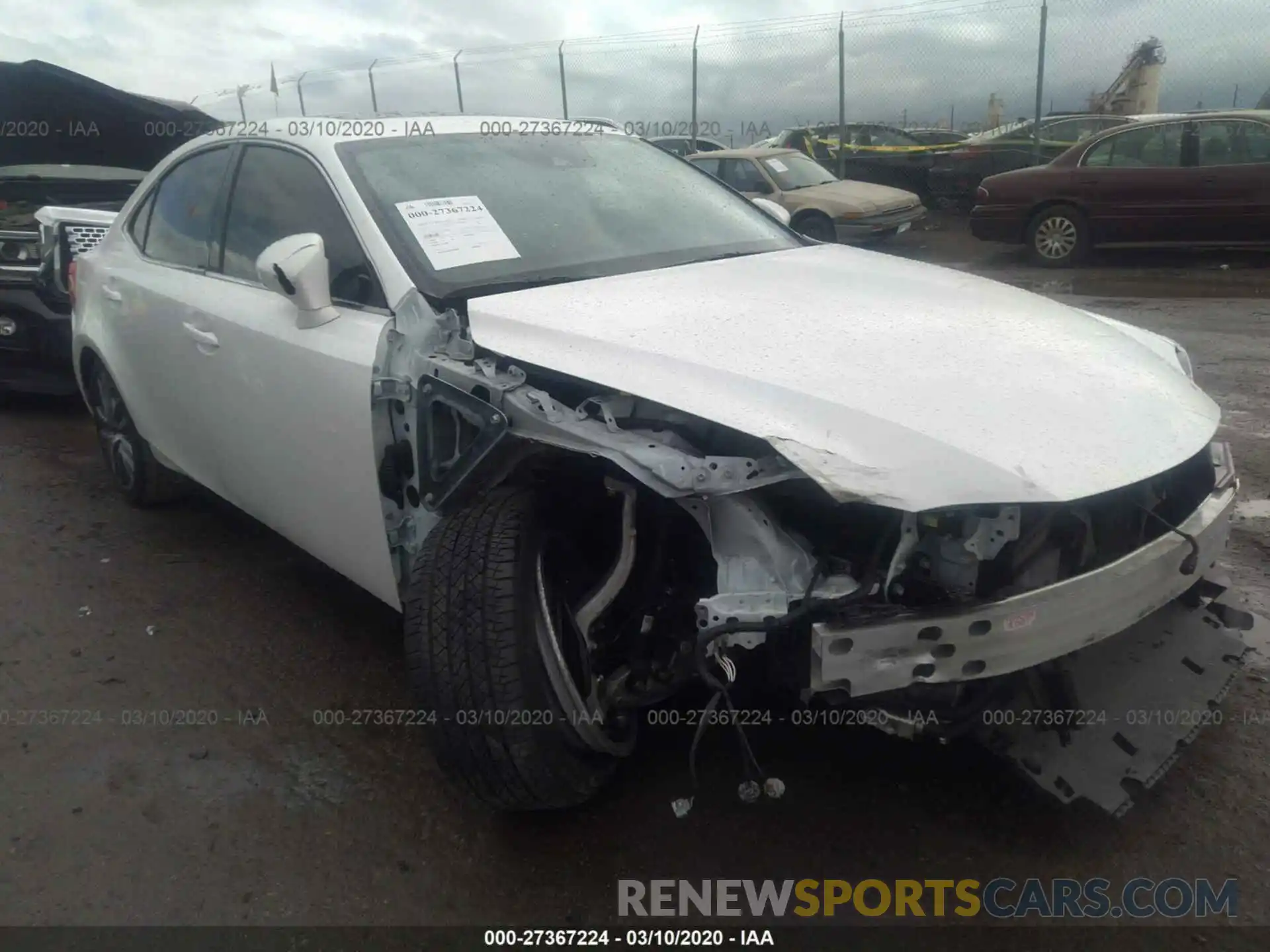 1 Photograph of a damaged car JTHBA1D27K5089531 LEXUS IS 2019