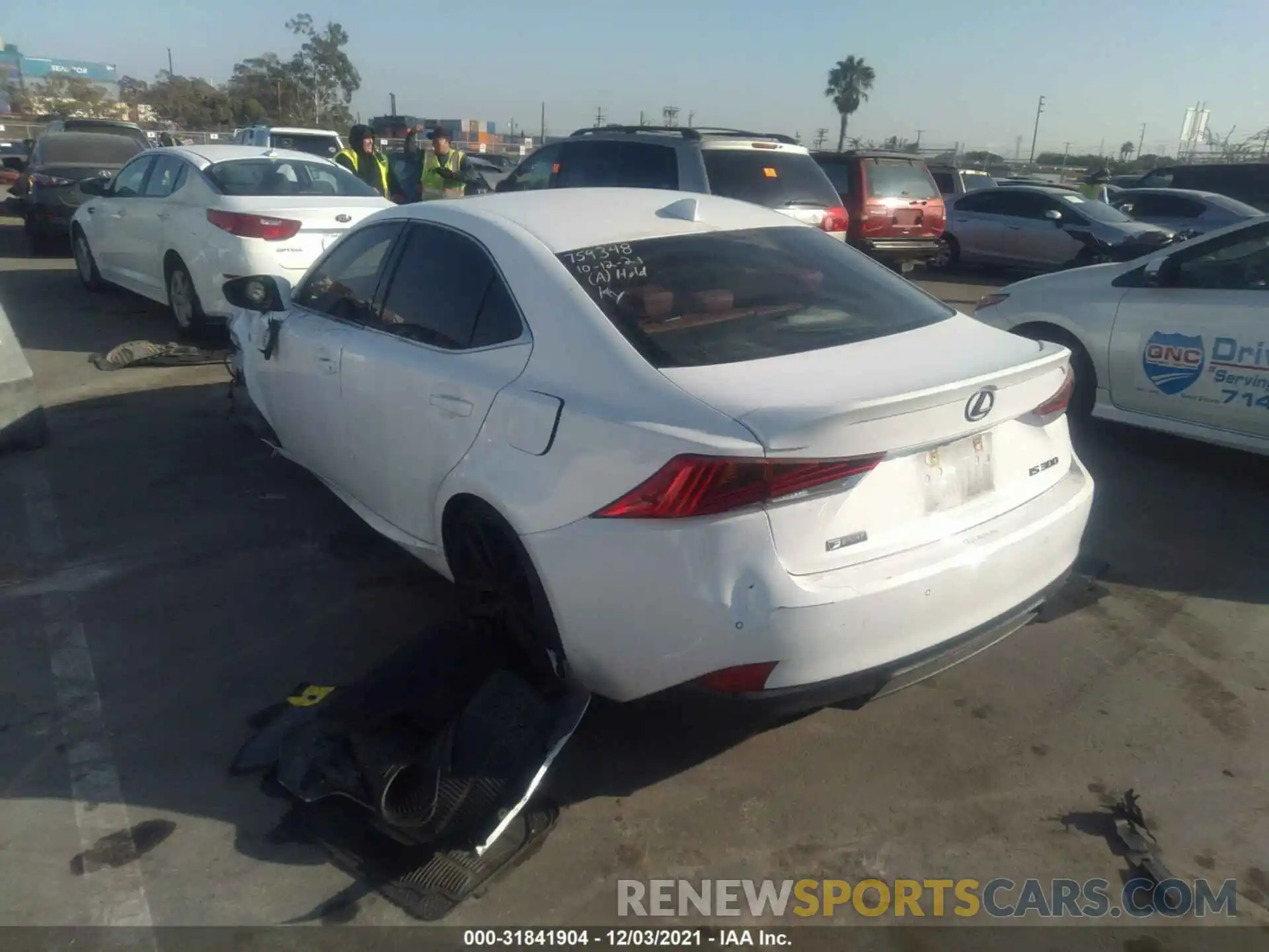 3 Photograph of a damaged car JTHBA1D27K5090405 LEXUS IS 2019