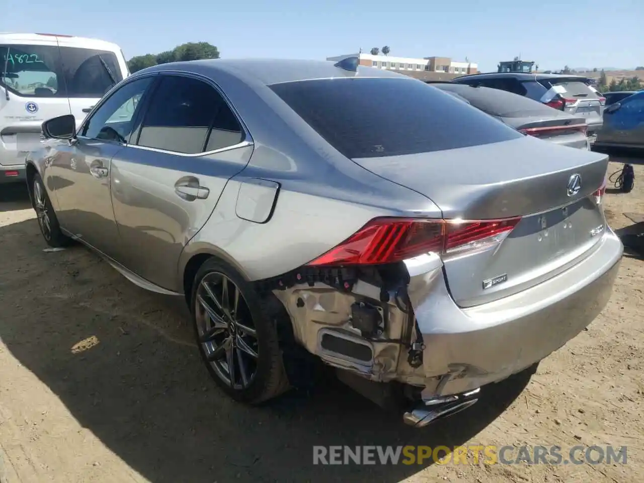 3 Фотография поврежденного автомобиля JTHBA1D27K5091182 LEXUS IS 2019