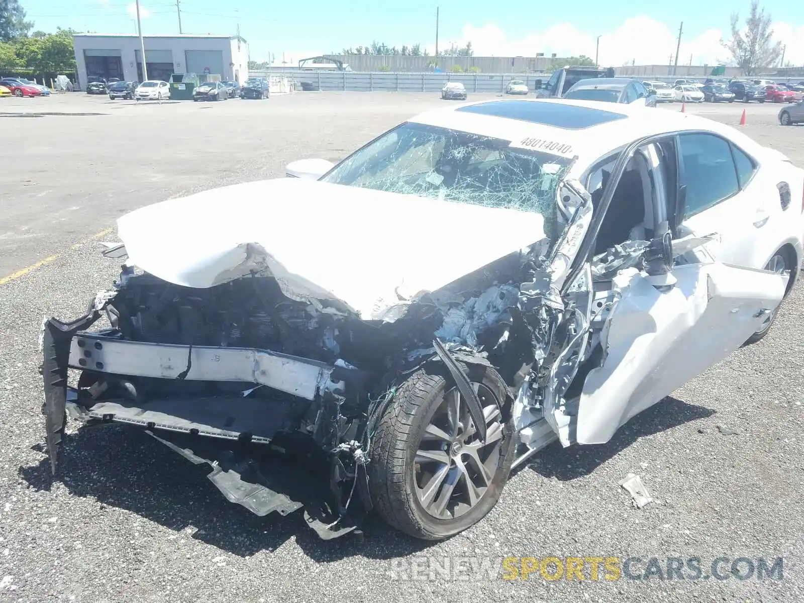 2 Photograph of a damaged car JTHBA1D27K5092123 LEXUS IS 2019