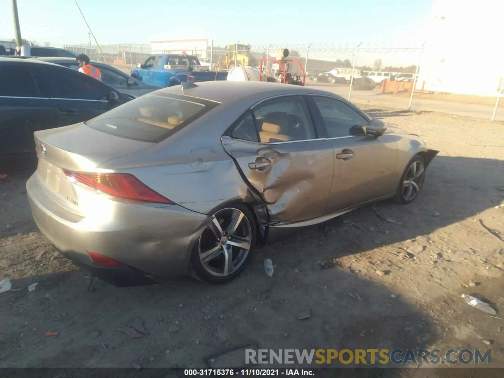 4 Photograph of a damaged car JTHBA1D27K5093496 LEXUS IS 2019