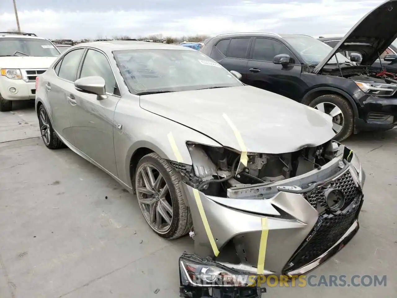 1 Photograph of a damaged car JTHBA1D27K5094003 LEXUS IS 2019