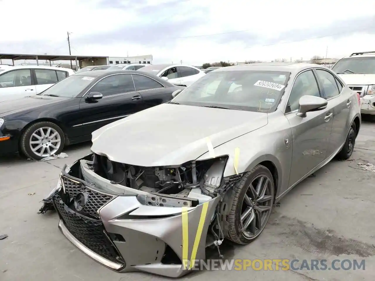 2 Photograph of a damaged car JTHBA1D27K5094003 LEXUS IS 2019