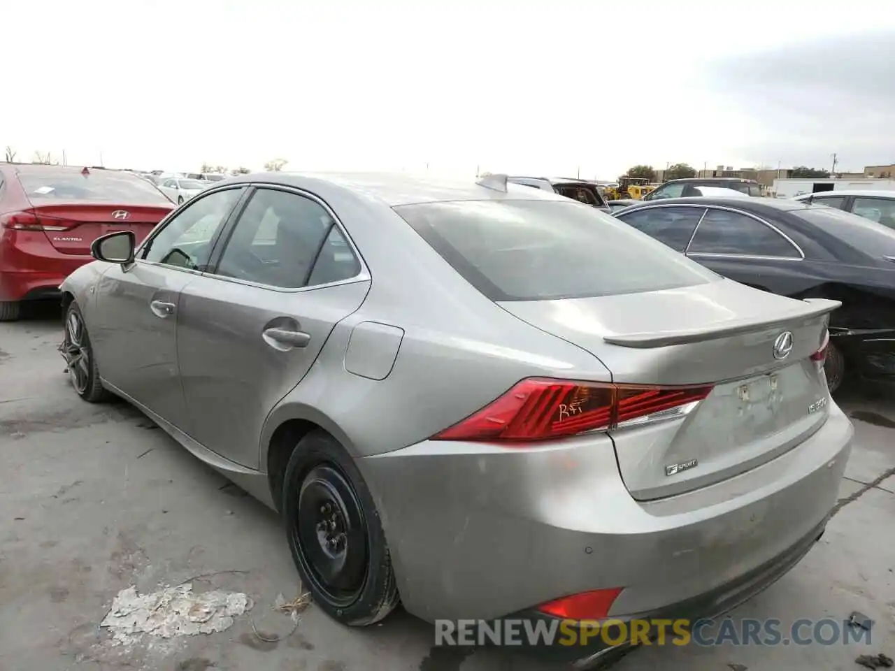 3 Фотография поврежденного автомобиля JTHBA1D27K5094003 LEXUS IS 2019