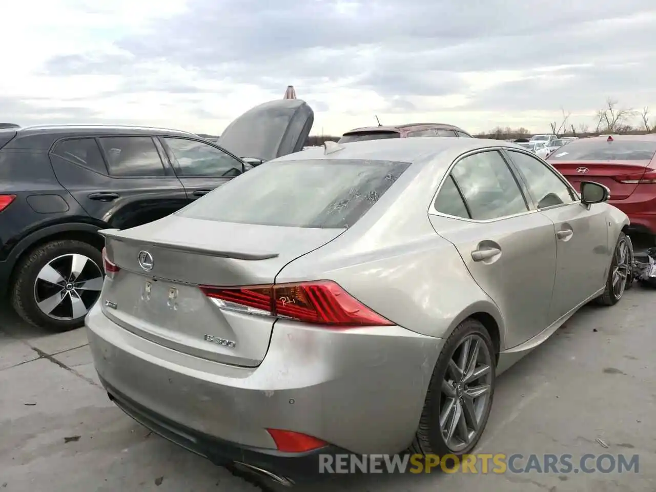 4 Фотография поврежденного автомобиля JTHBA1D27K5094003 LEXUS IS 2019