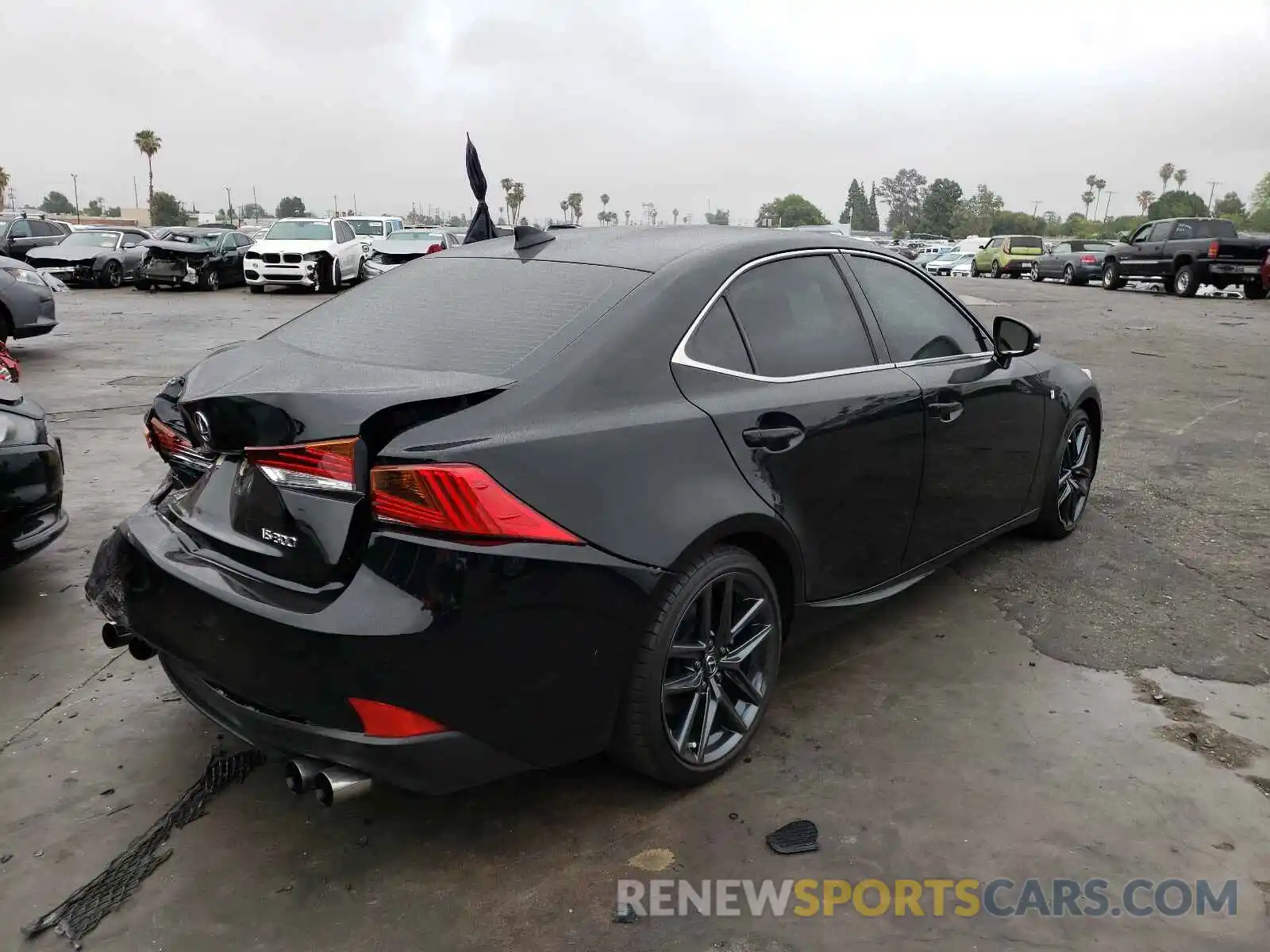 4 Фотография поврежденного автомобиля JTHBA1D27K5095877 LEXUS IS 2019