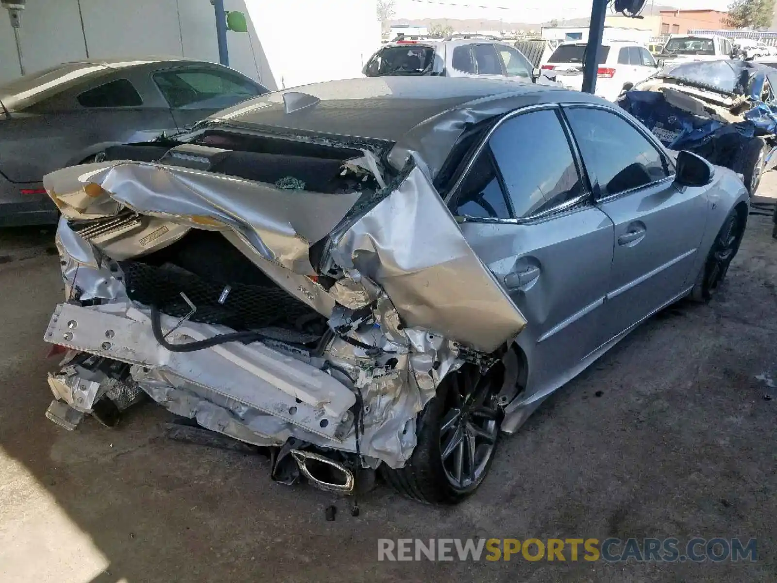 4 Photograph of a damaged car JTHBA1D27K5096348 LEXUS IS 2019