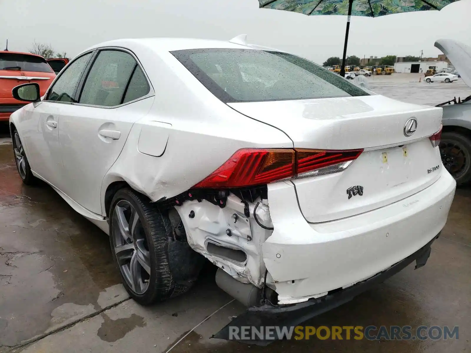 3 Photograph of a damaged car JTHBA1D27K5097659 LEXUS IS 2019