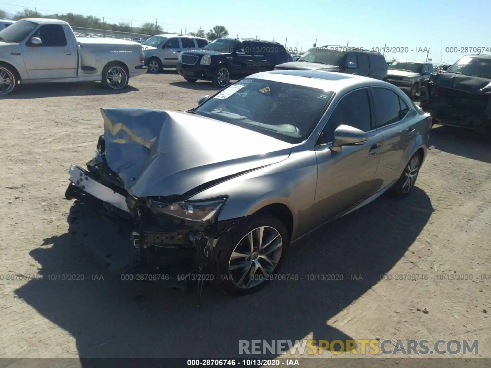 2 Photograph of a damaged car JTHBA1D27K5100558 LEXUS IS 2019