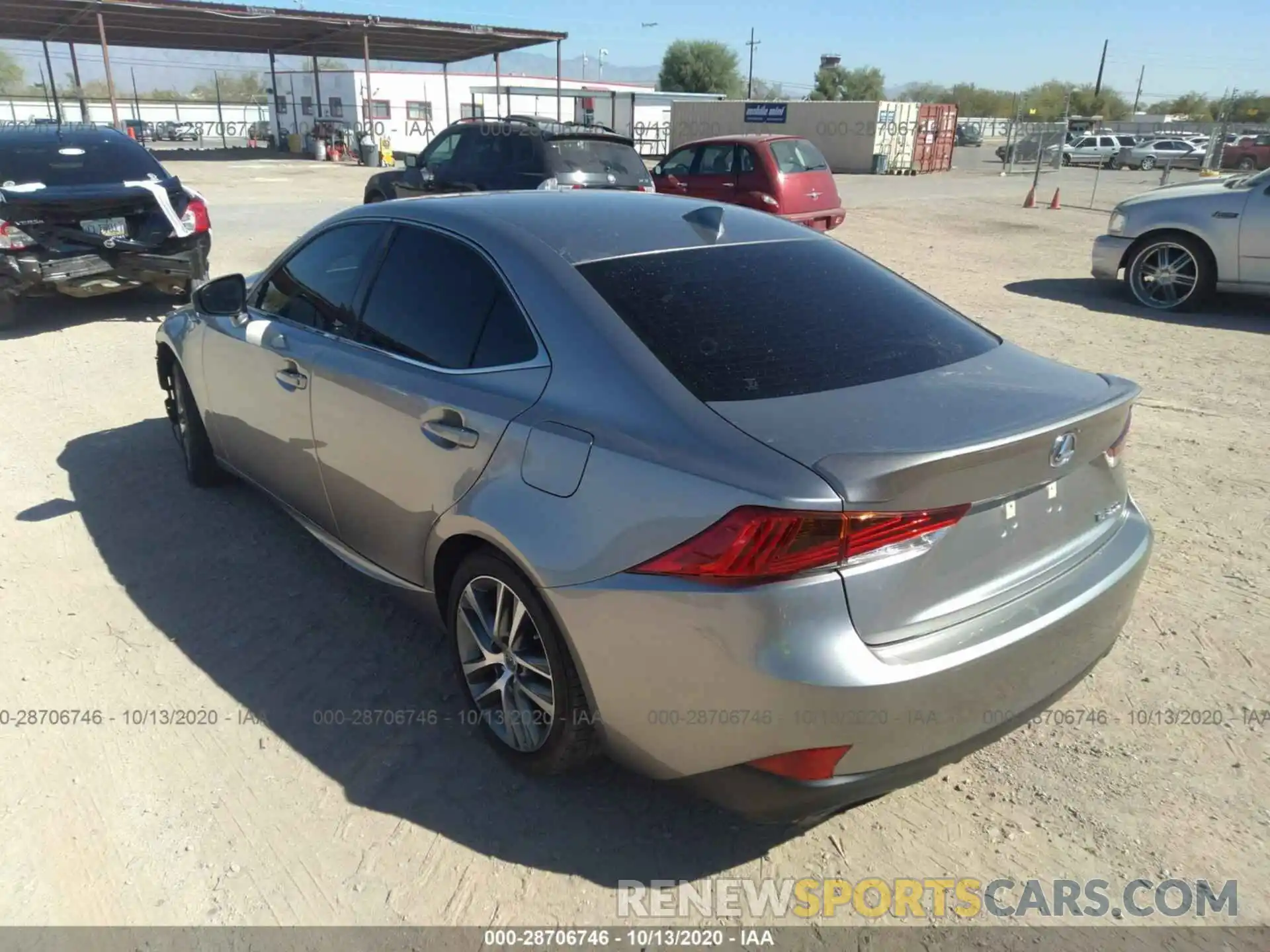 3 Photograph of a damaged car JTHBA1D27K5100558 LEXUS IS 2019