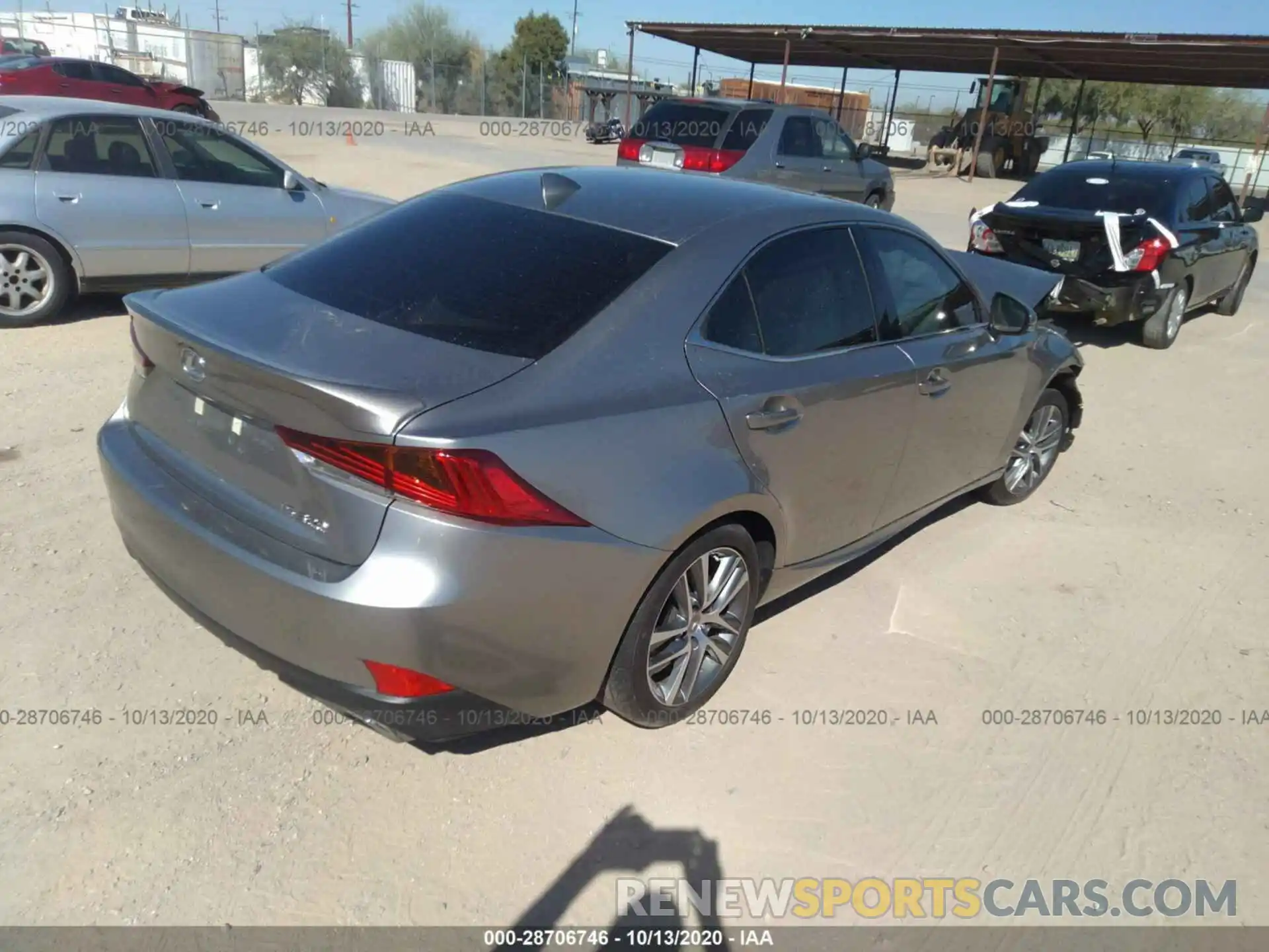 4 Photograph of a damaged car JTHBA1D27K5100558 LEXUS IS 2019