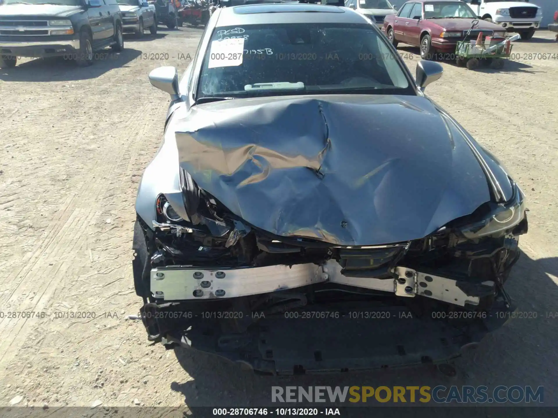 6 Photograph of a damaged car JTHBA1D27K5100558 LEXUS IS 2019