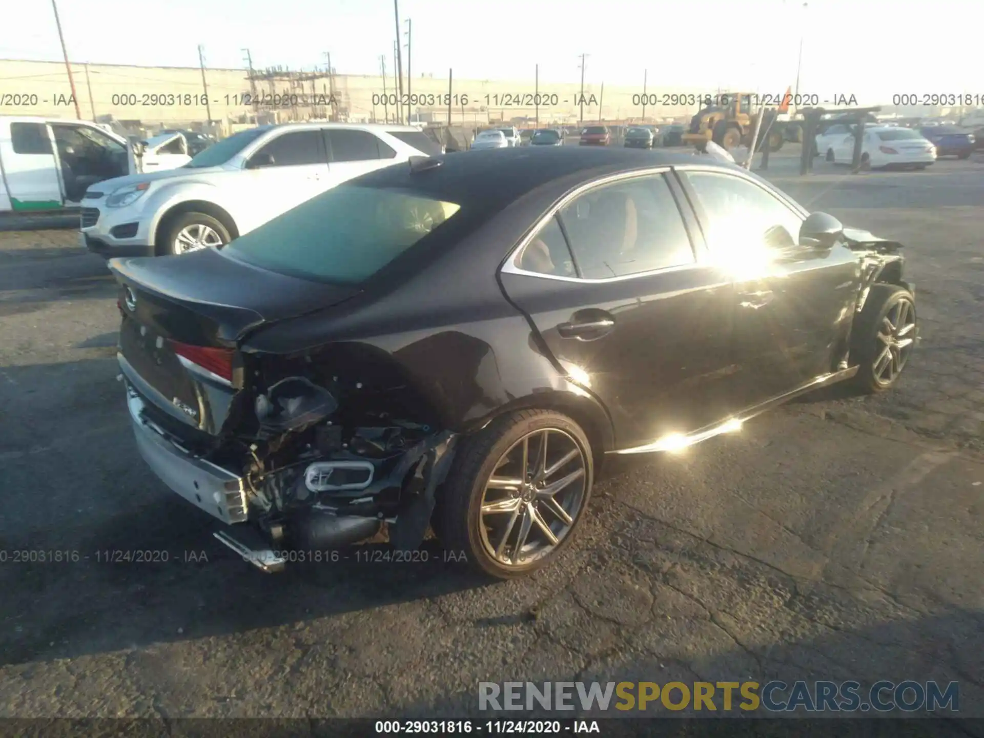 4 Photograph of a damaged car JTHBA1D27K5100818 LEXUS IS 2019