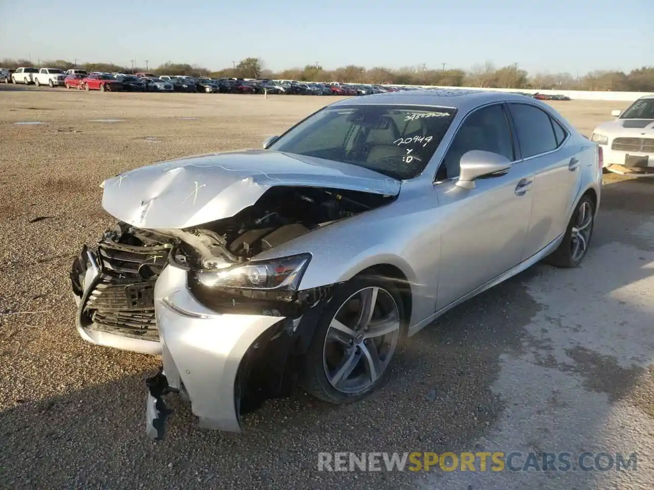 2 Photograph of a damaged car JTHBA1D28K5084922 LEXUS IS 2019