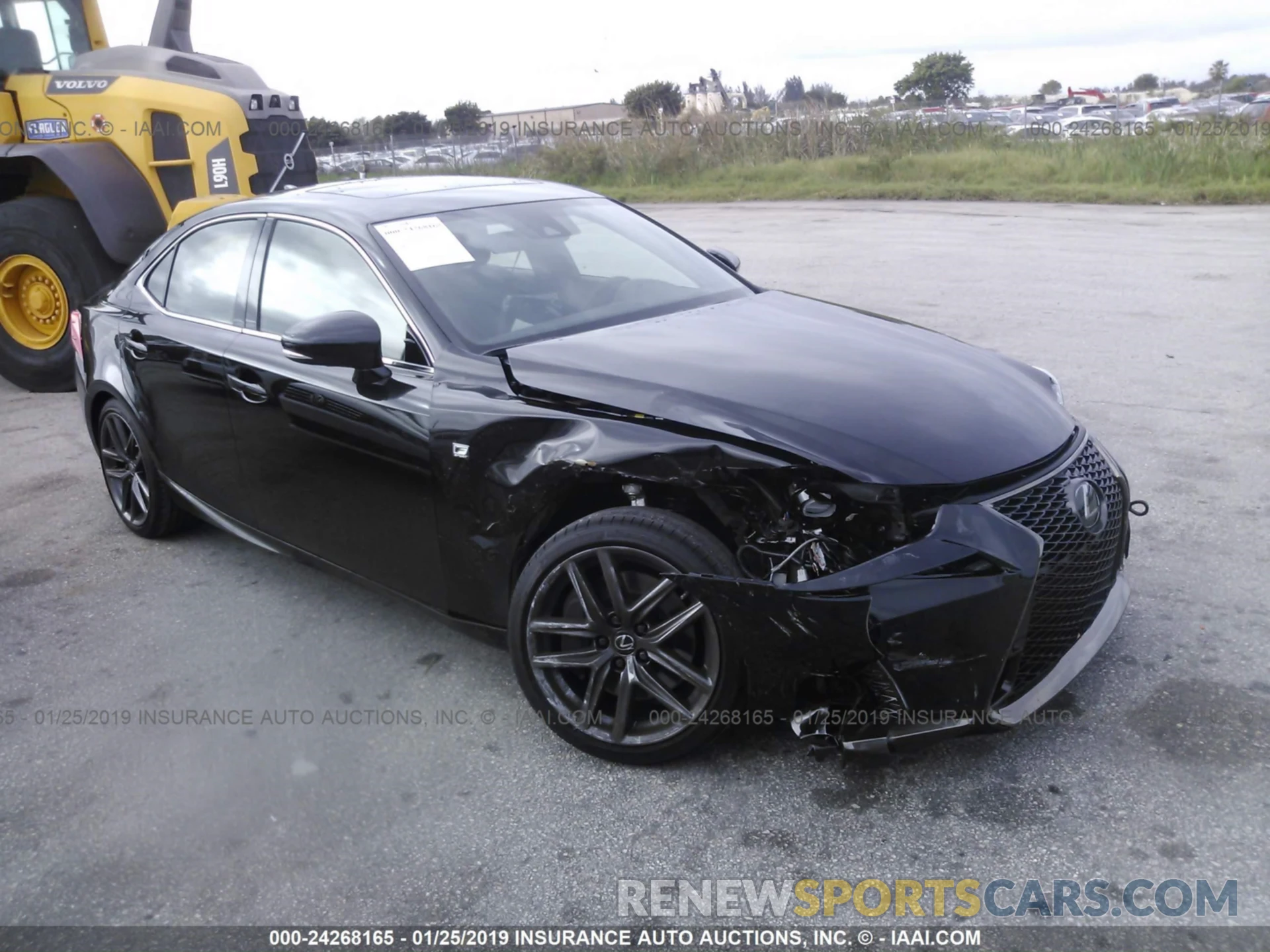 1 Photograph of a damaged car JTHBA1D28K5085939 LEXUS IS 2019