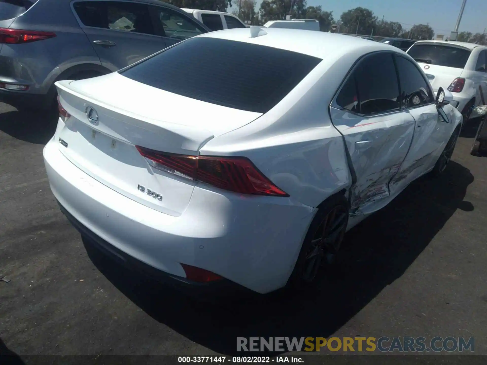 4 Photograph of a damaged car JTHBA1D28K5086024 LEXUS IS 2019