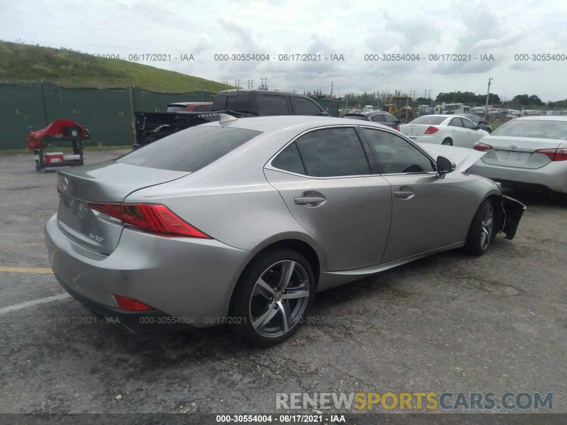 4 Photograph of a damaged car JTHBA1D28K5087061 LEXUS IS 2019