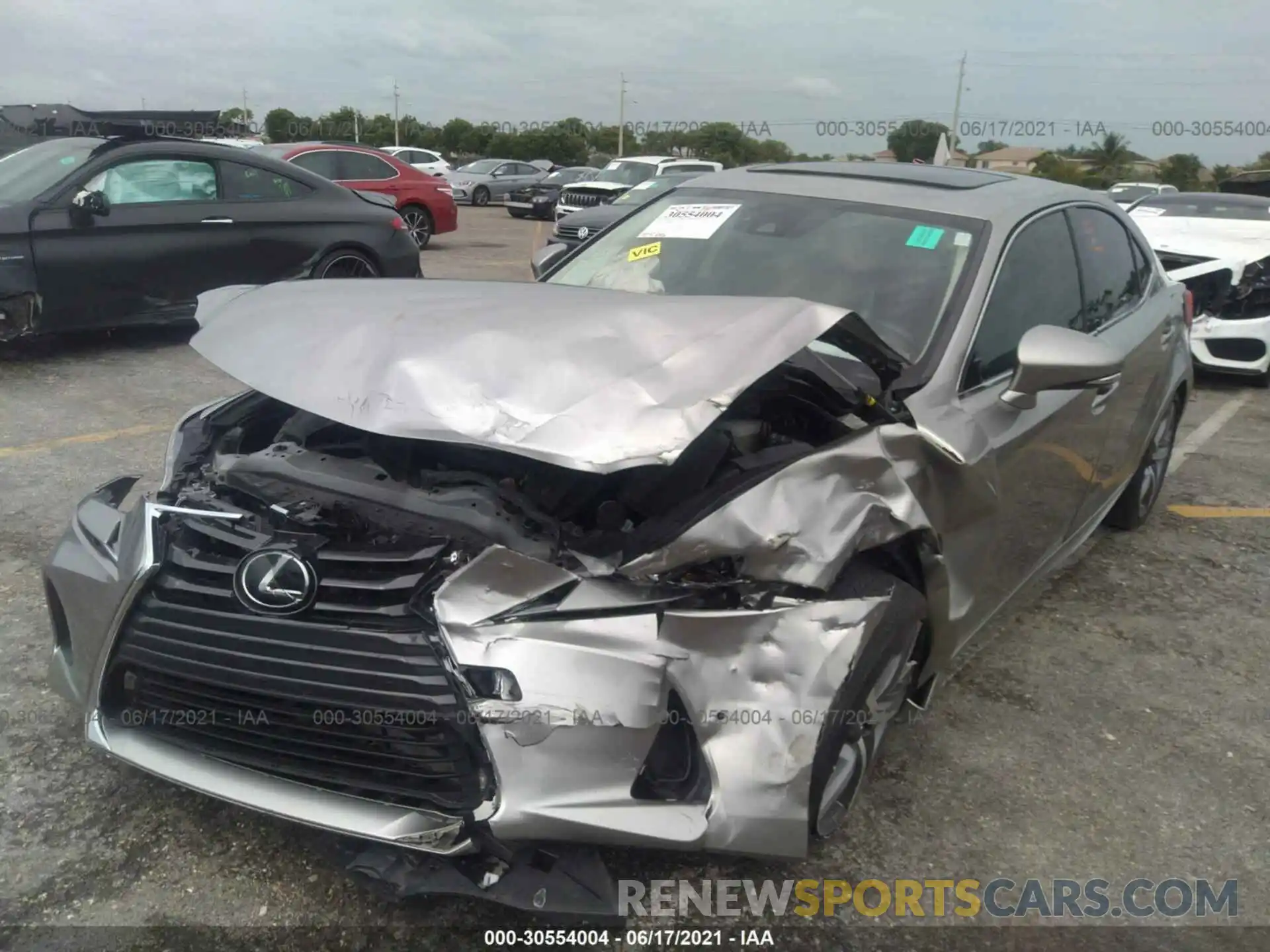 6 Photograph of a damaged car JTHBA1D28K5087061 LEXUS IS 2019