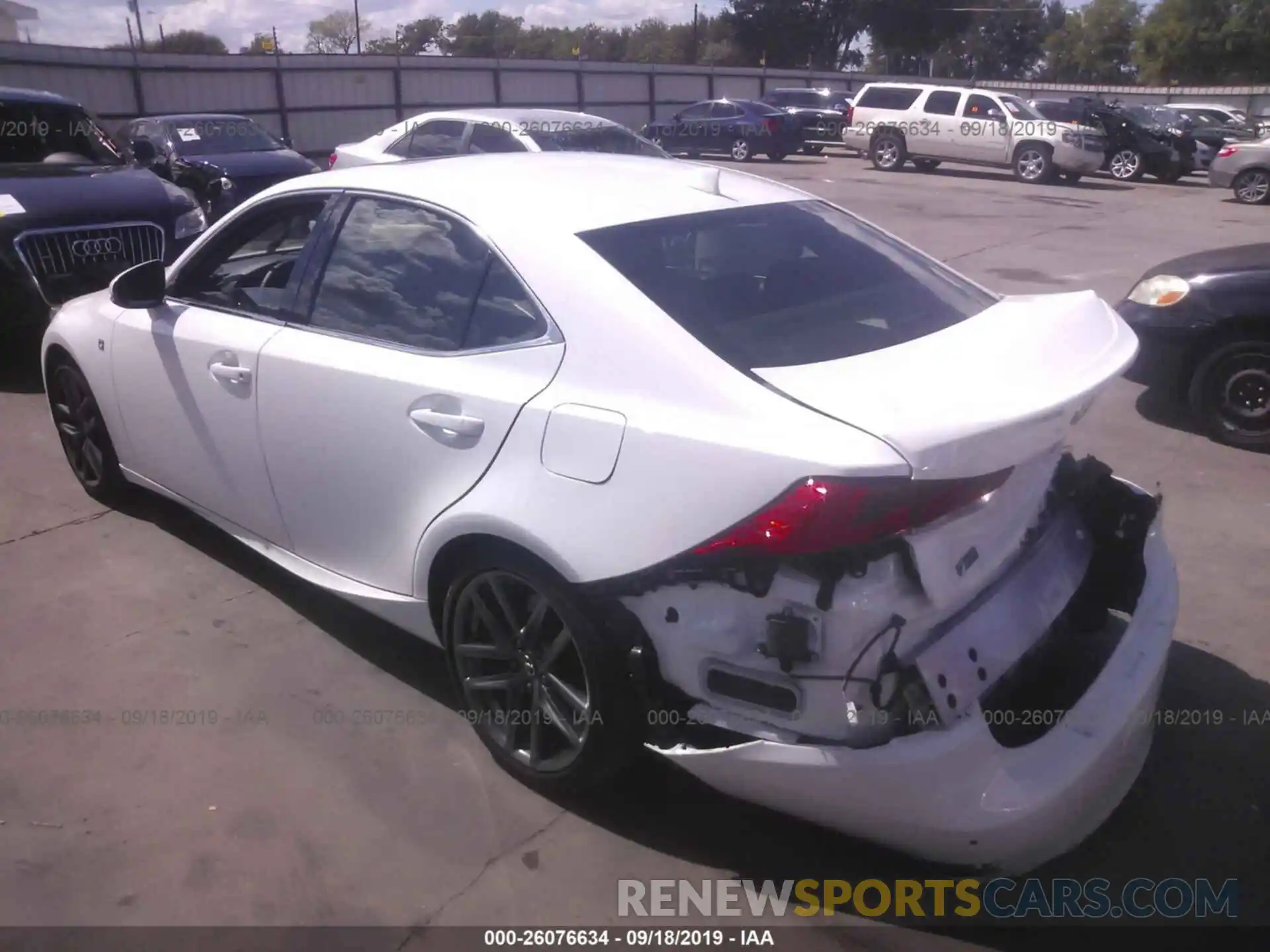 3 Photograph of a damaged car JTHBA1D28K5087500 LEXUS IS 2019