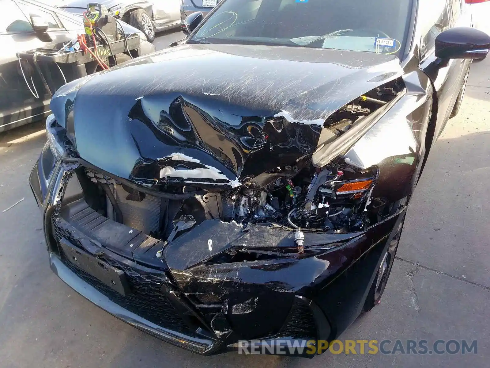 9 Photograph of a damaged car JTHBA1D28K5088985 LEXUS IS 2019