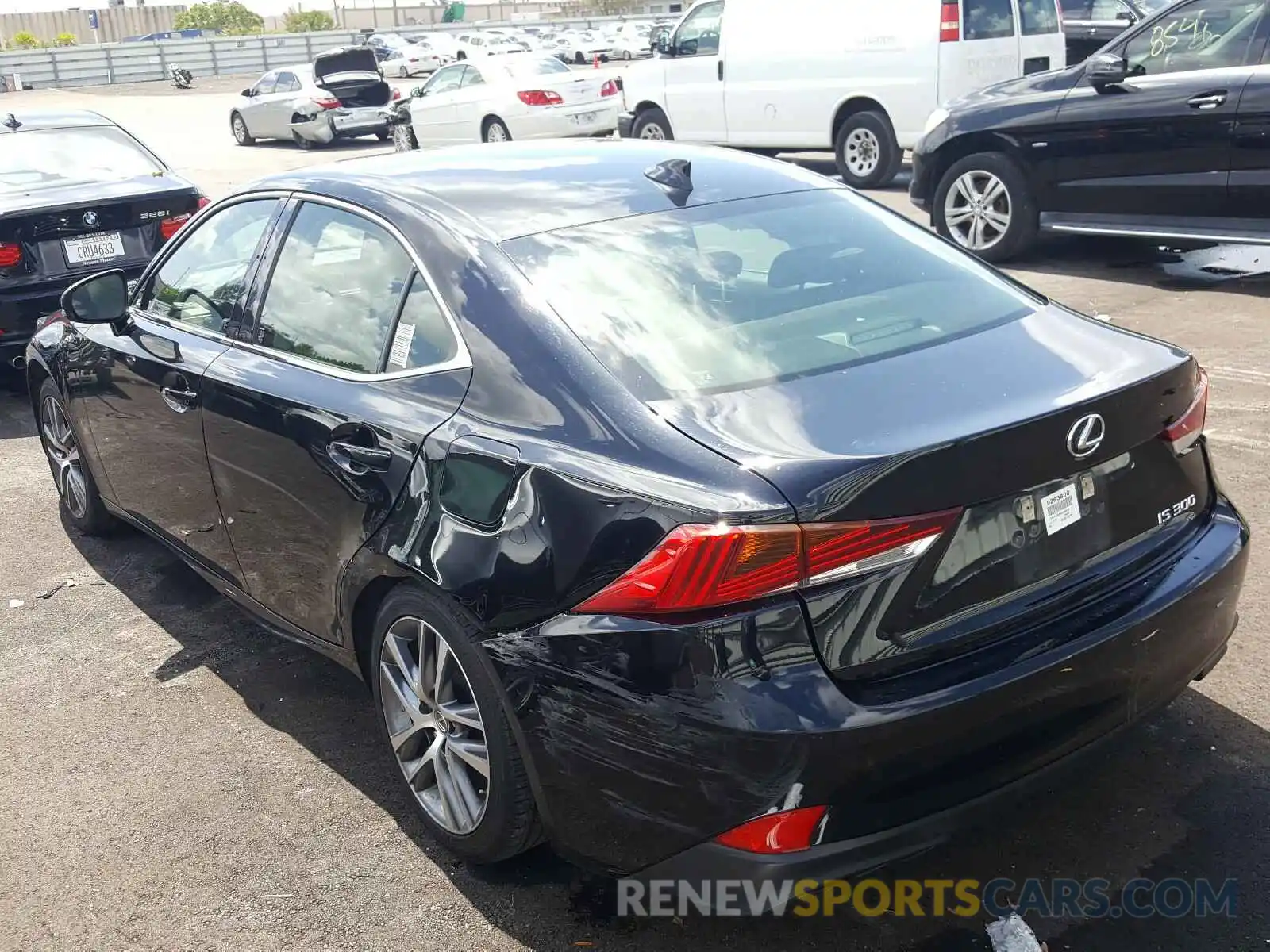 3 Photograph of a damaged car JTHBA1D28K5090574 LEXUS IS 2019