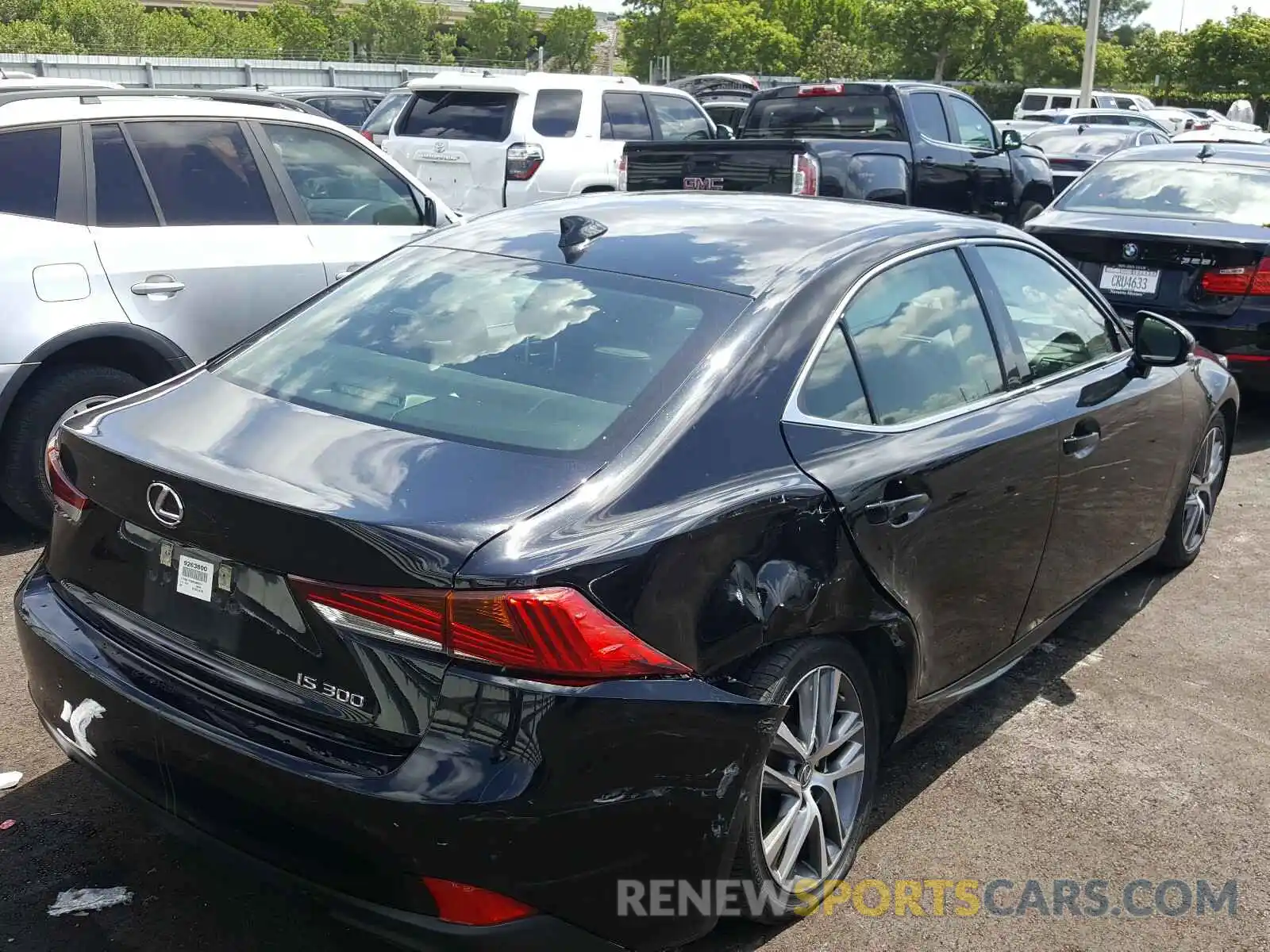 4 Photograph of a damaged car JTHBA1D28K5090574 LEXUS IS 2019