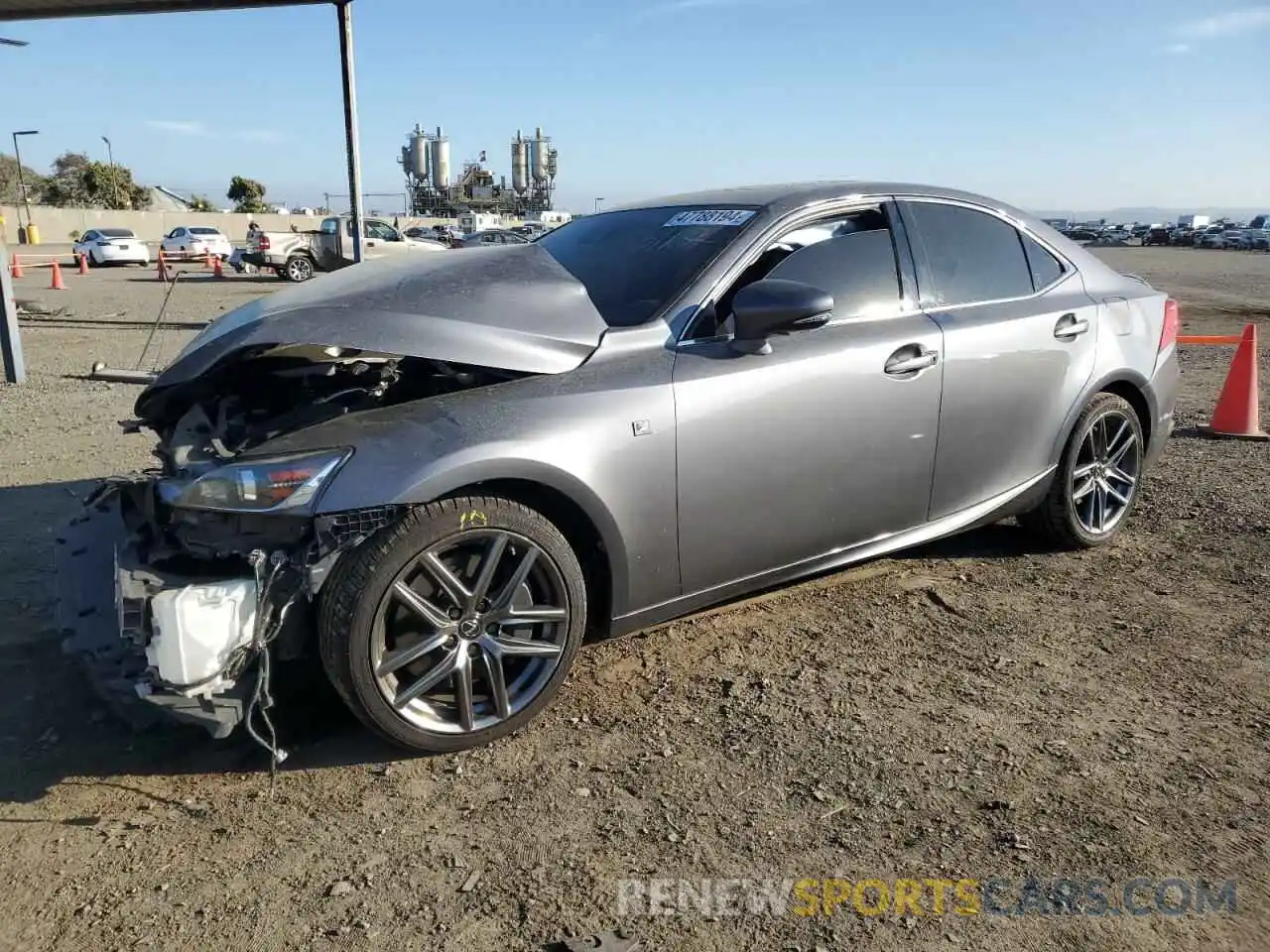 1 Photograph of a damaged car JTHBA1D28K5090946 LEXUS IS 2019