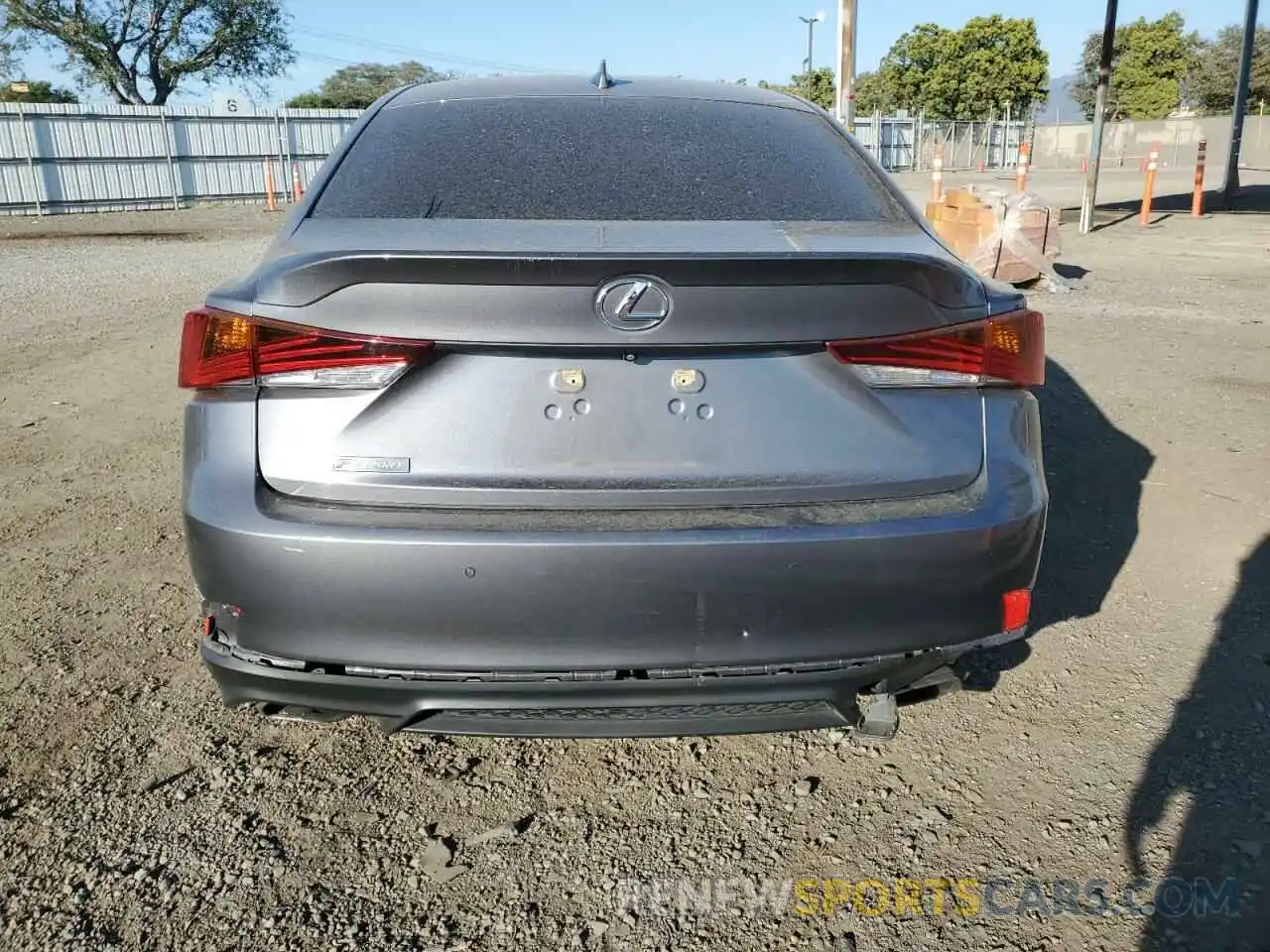 6 Фотография поврежденного автомобиля JTHBA1D28K5090946 LEXUS IS 2019