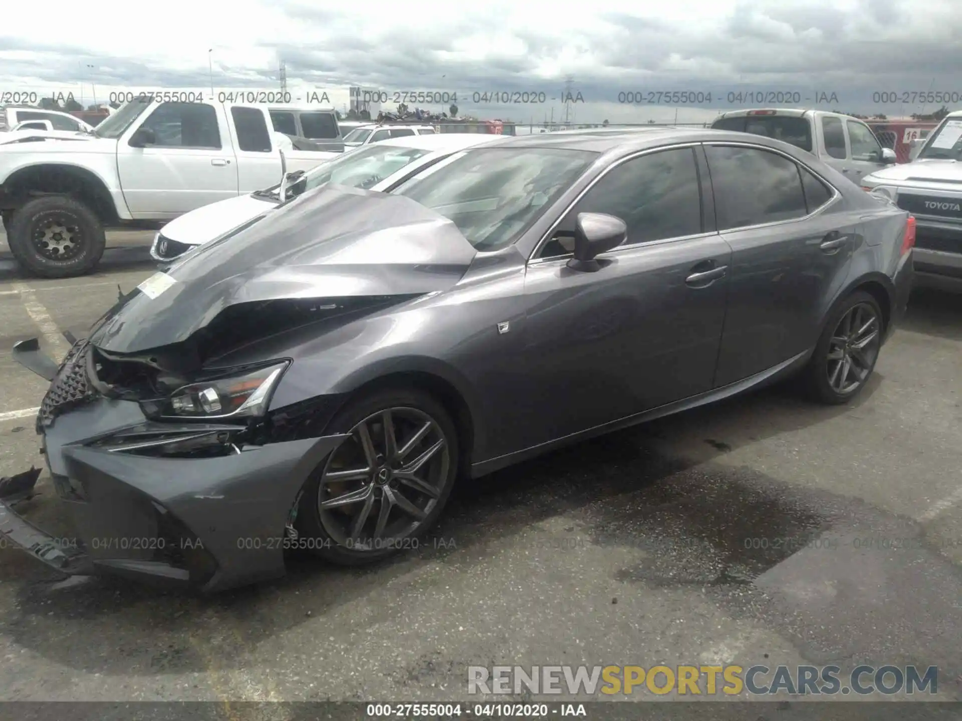 2 Photograph of a damaged car JTHBA1D28K5092650 LEXUS IS 2019