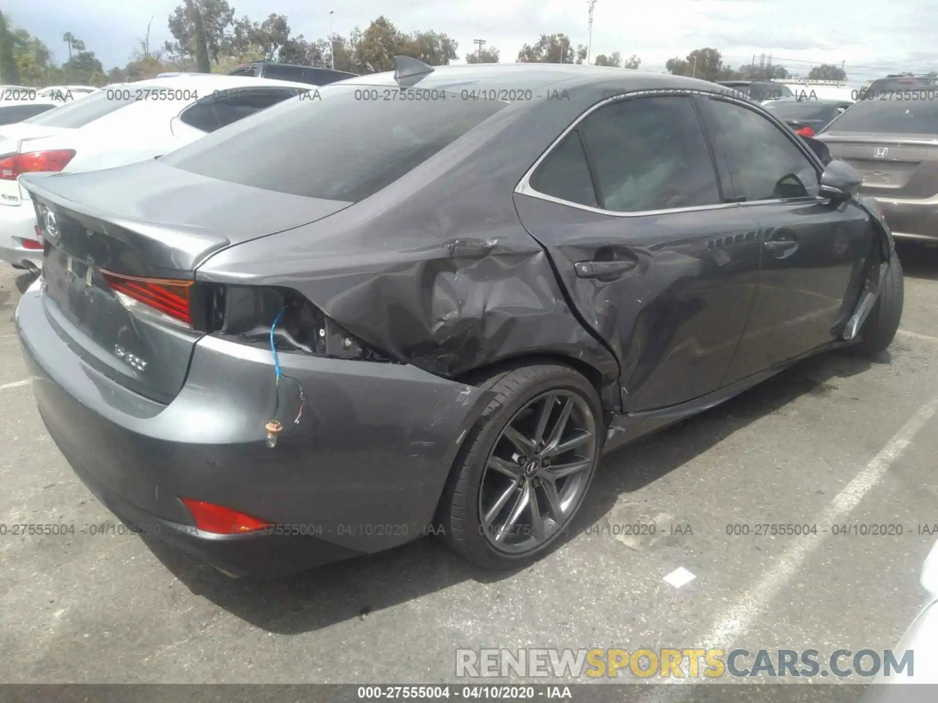 4 Photograph of a damaged car JTHBA1D28K5092650 LEXUS IS 2019