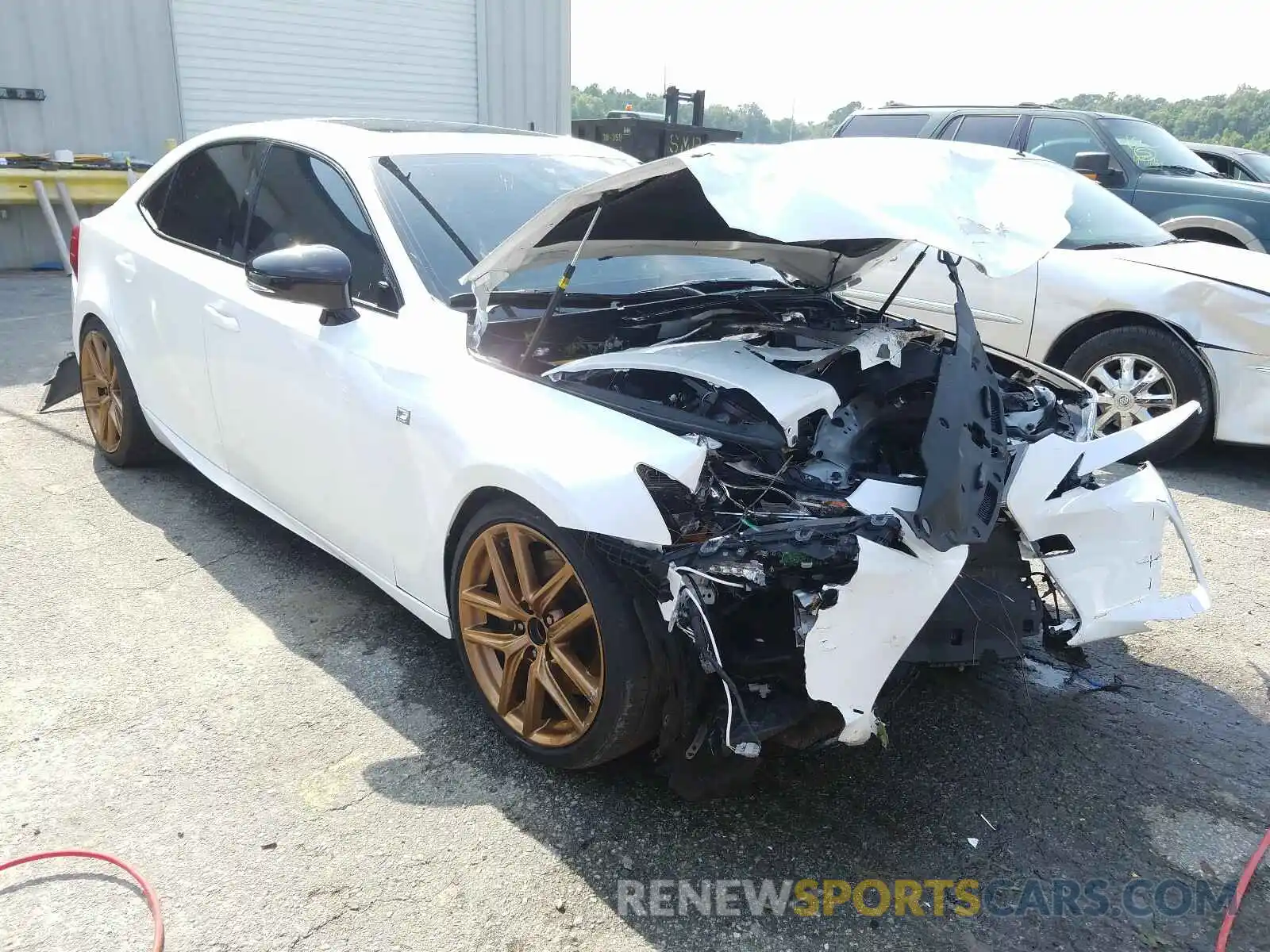 1 Photograph of a damaged car JTHBA1D28K5093362 LEXUS IS 2019