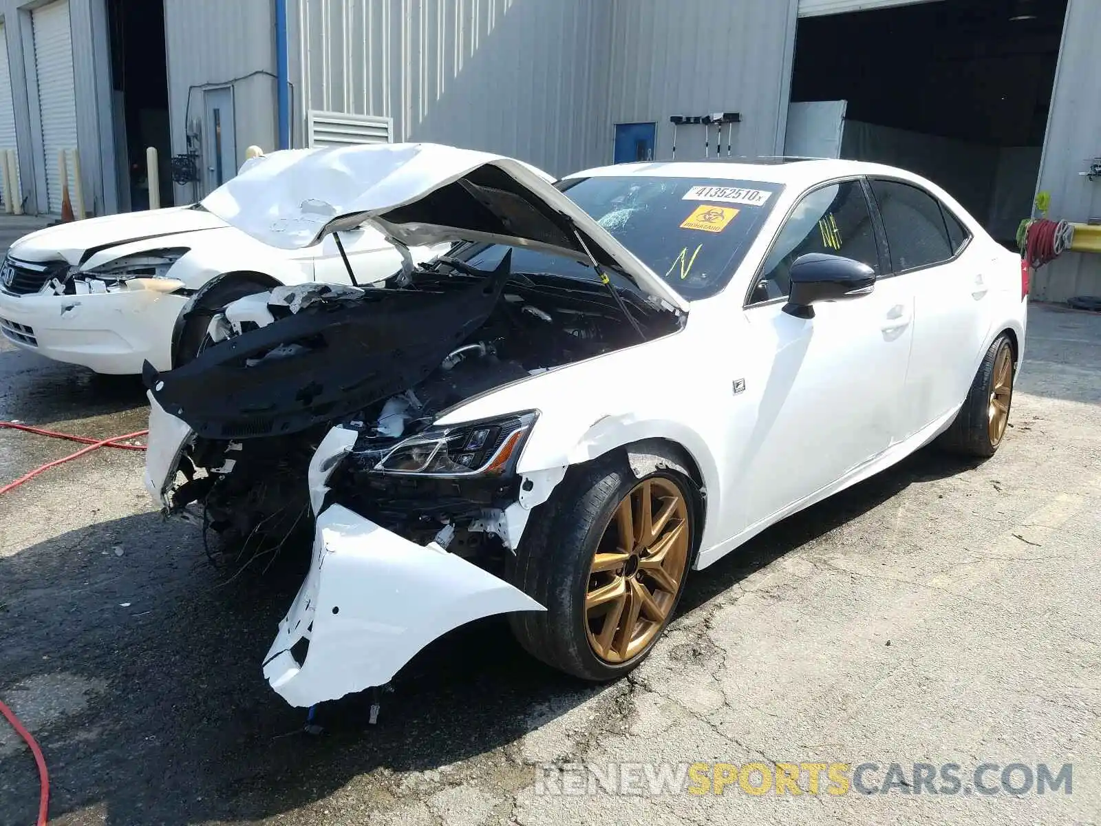 2 Photograph of a damaged car JTHBA1D28K5093362 LEXUS IS 2019